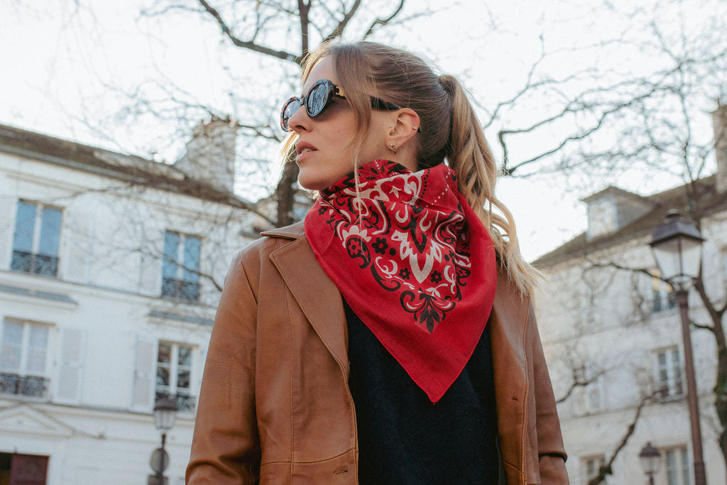 Carré Foulards voile de coton