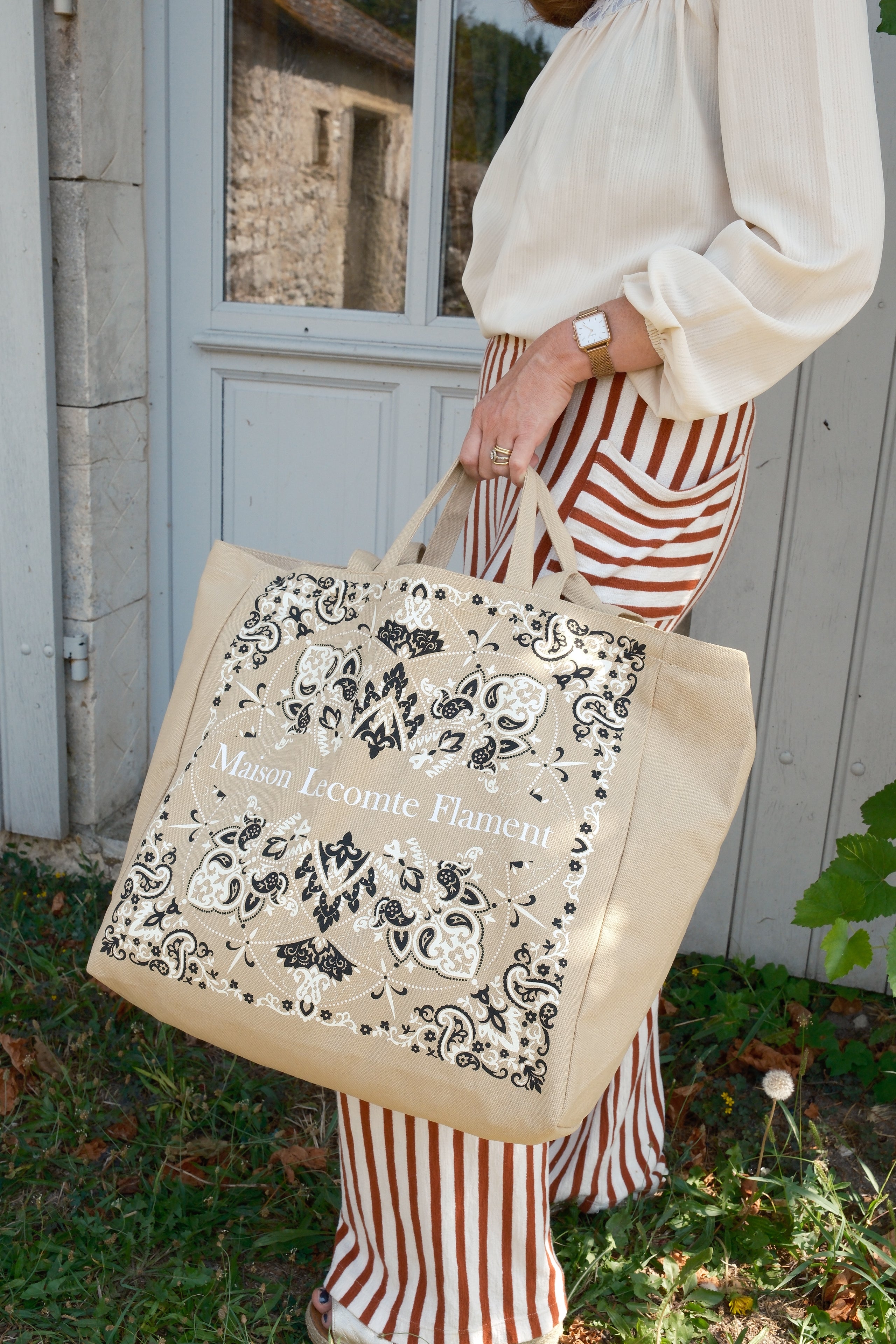 Cabas beige **OFFERT**