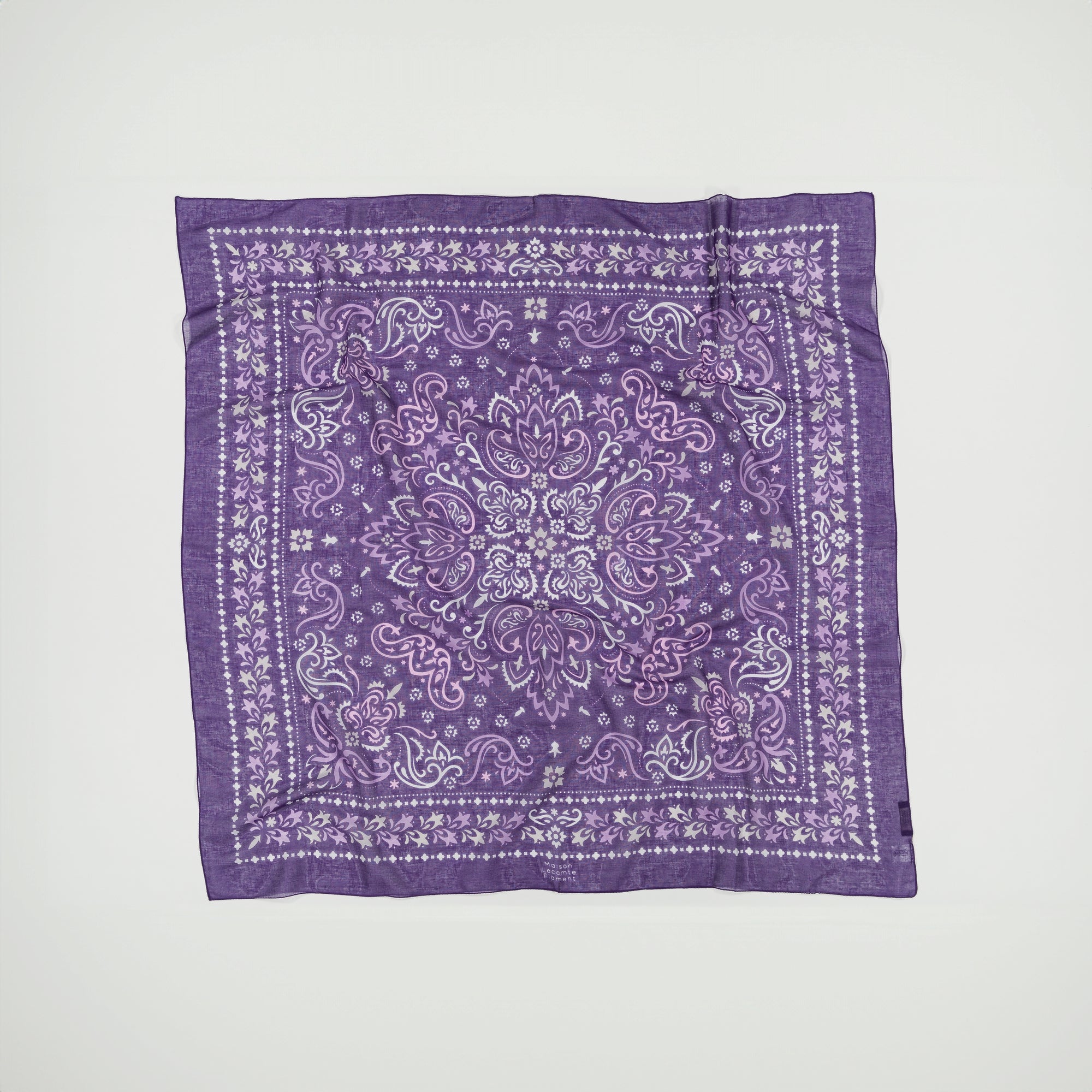 Large Barcelona cotton bandana scarf