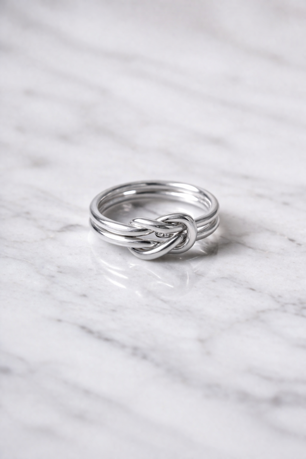 Anneaux infini argenté