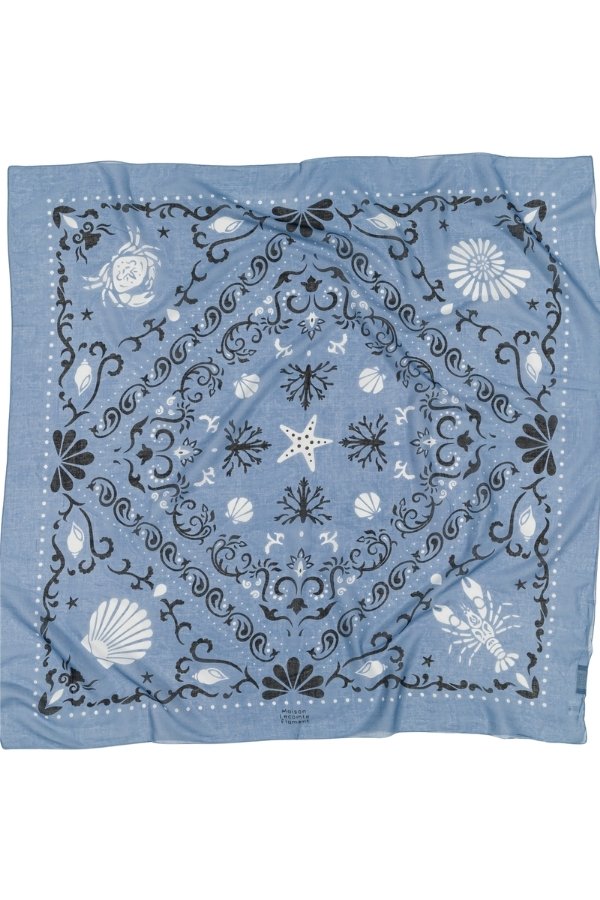Bandana Crustacés riviera coton