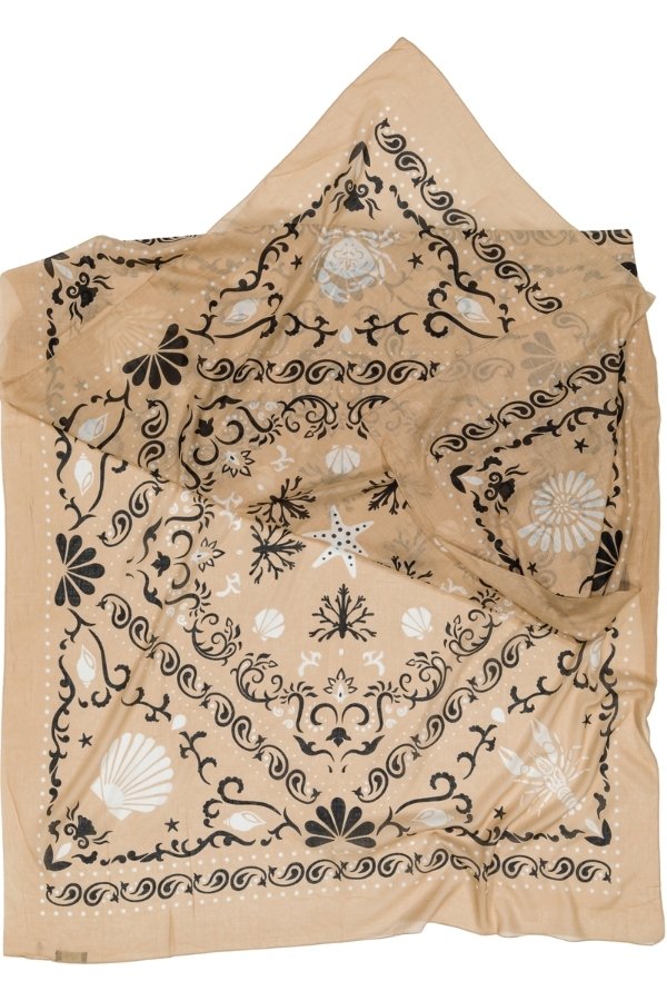 Sarong Scarf – Crustaceans Latte