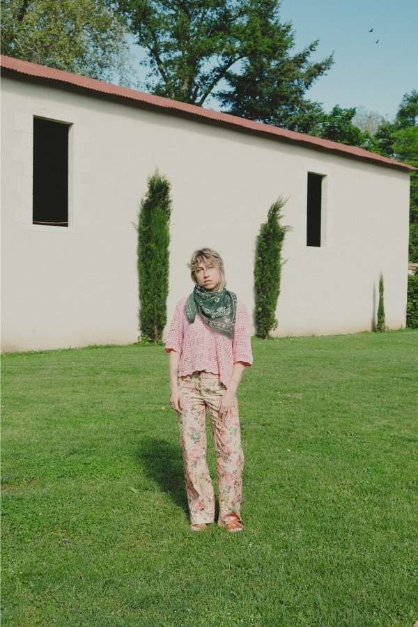 Scarf Secret garden Kaki LS