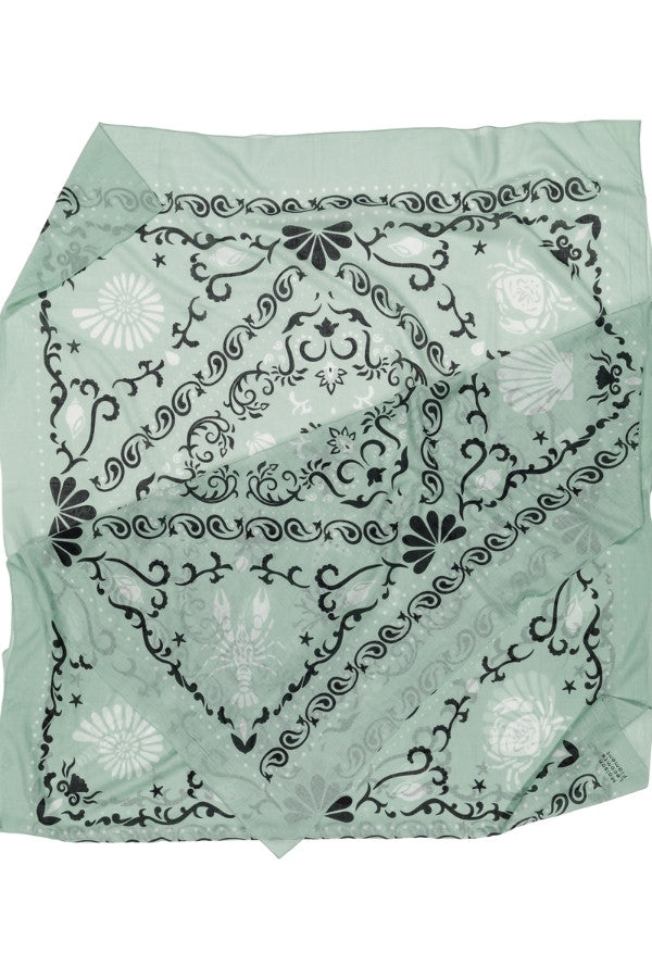 Sarong Scarf – Crustaceans Mint