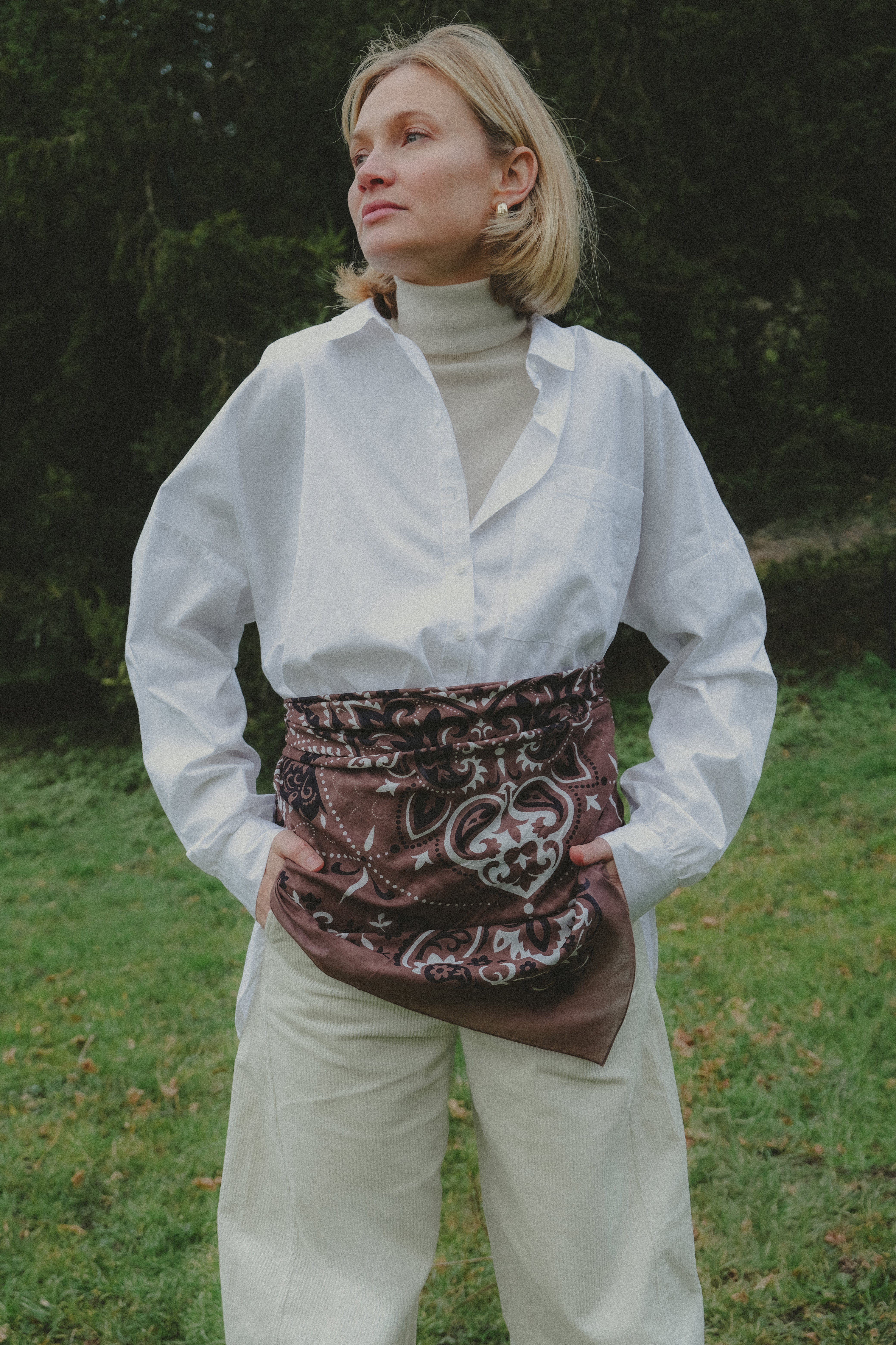 Bandana Chocolate coton
