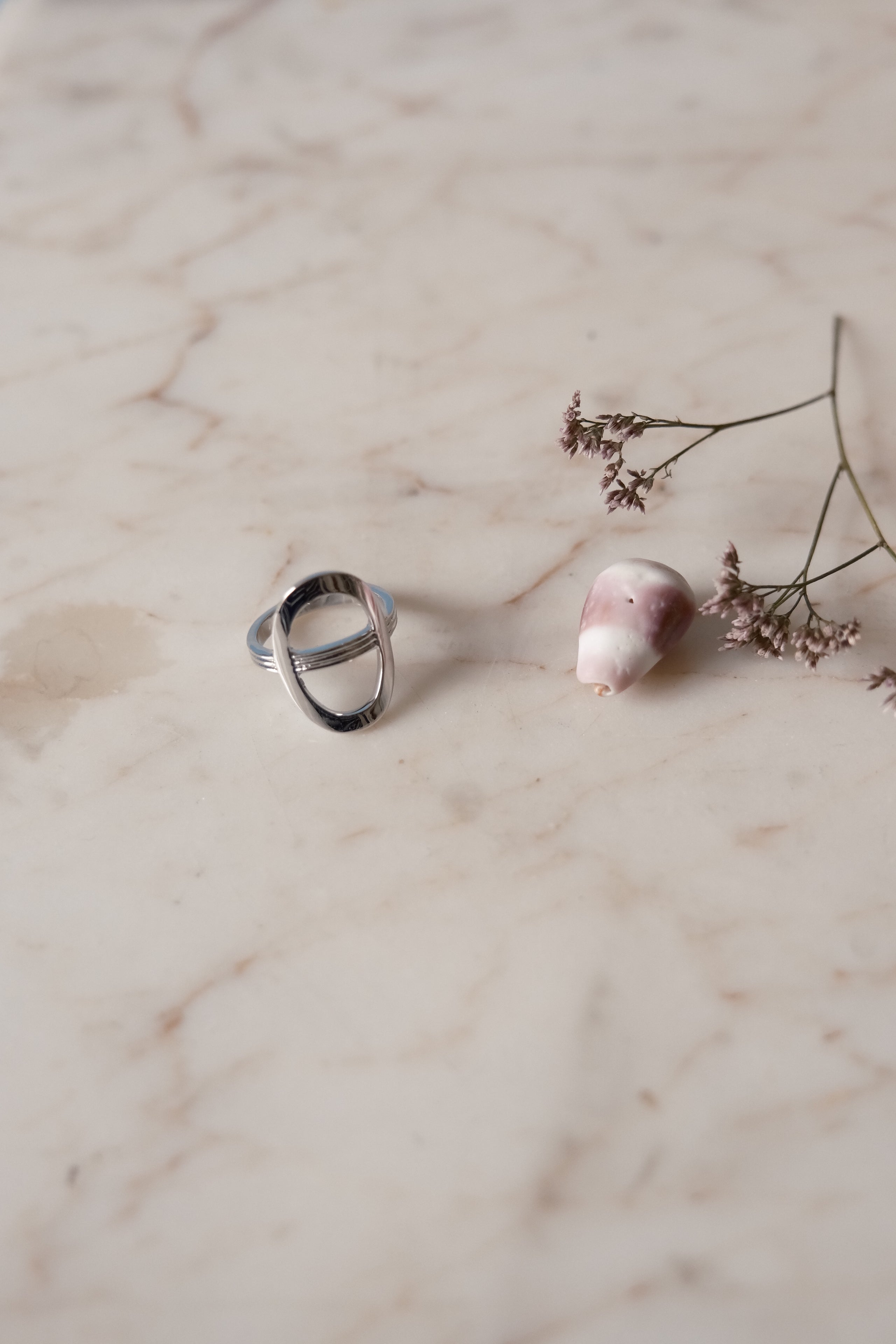 Silver Isaure ring