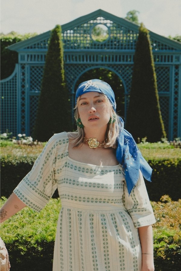Riviera cotton bandana scarf