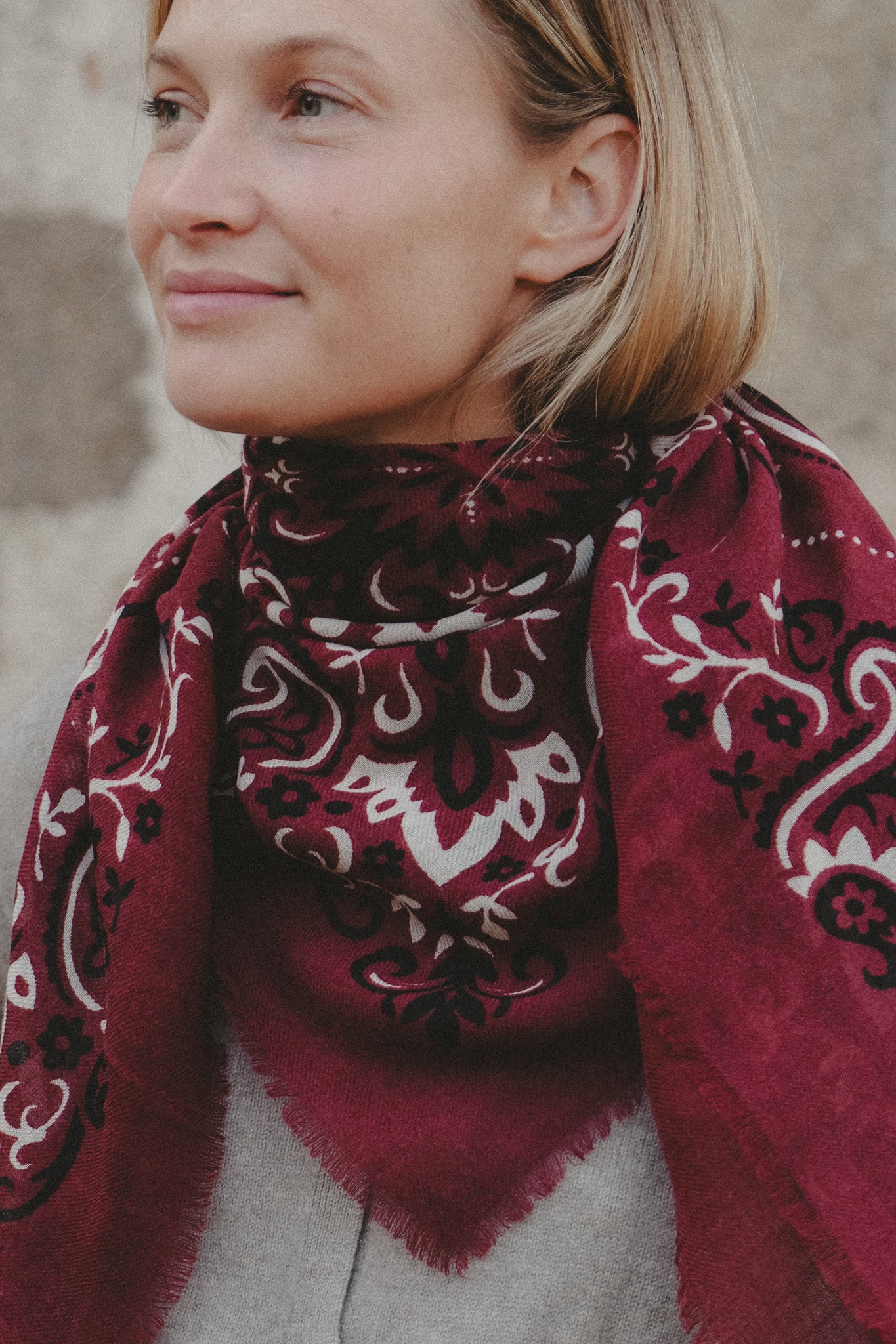 Foulard bandana Bordeaux LS