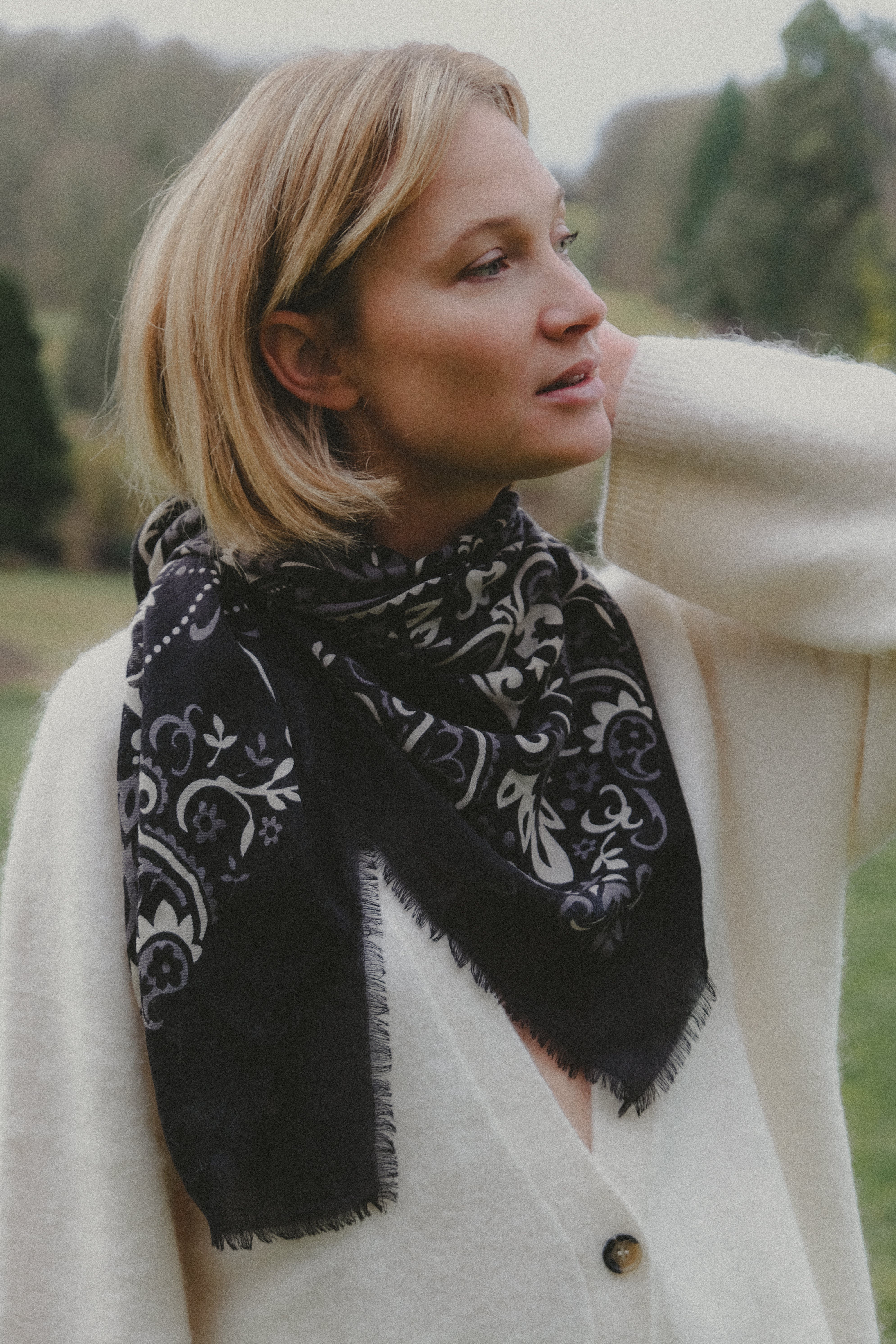 Foulard bandana Noir cash