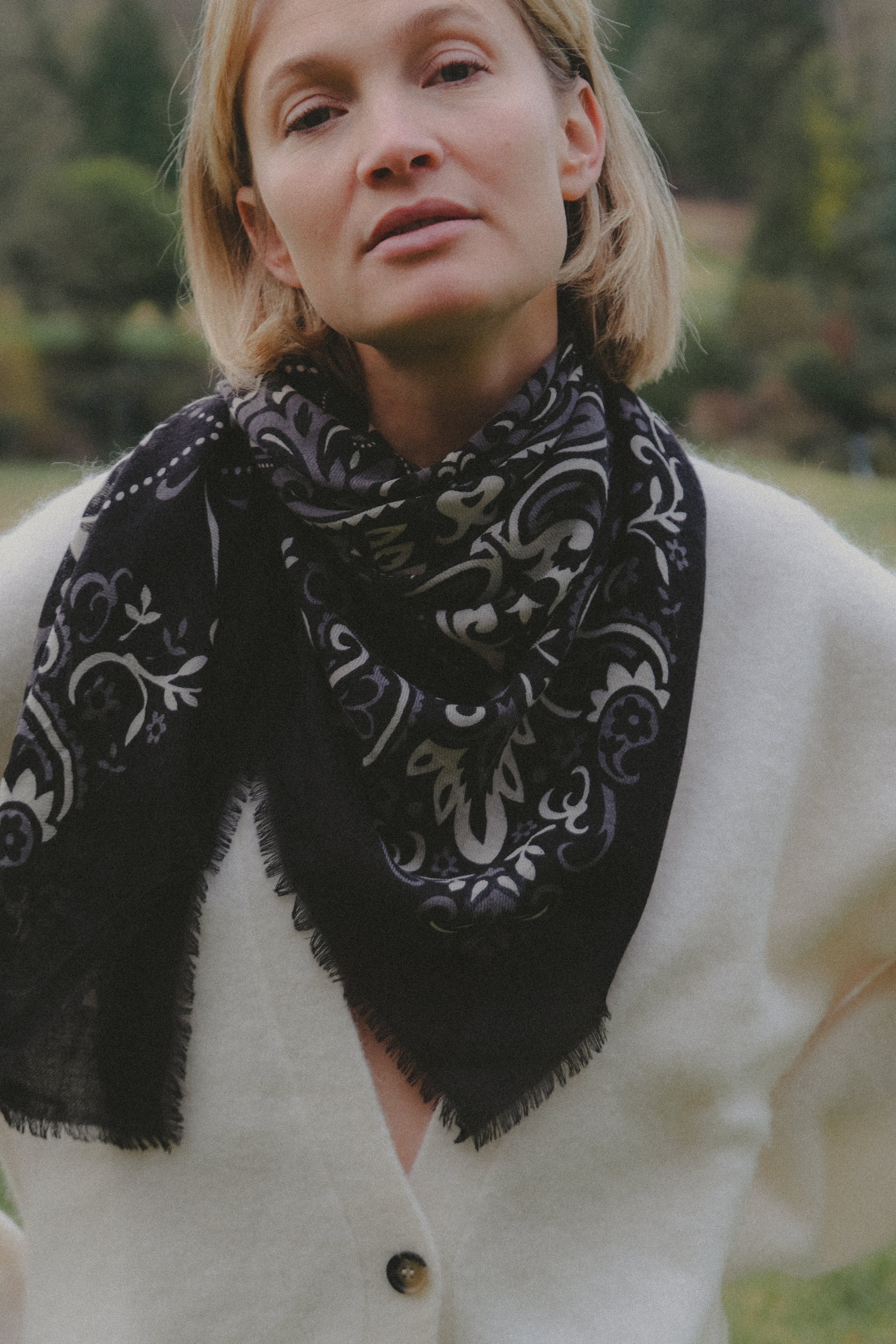 Foulard bandana Noir cash