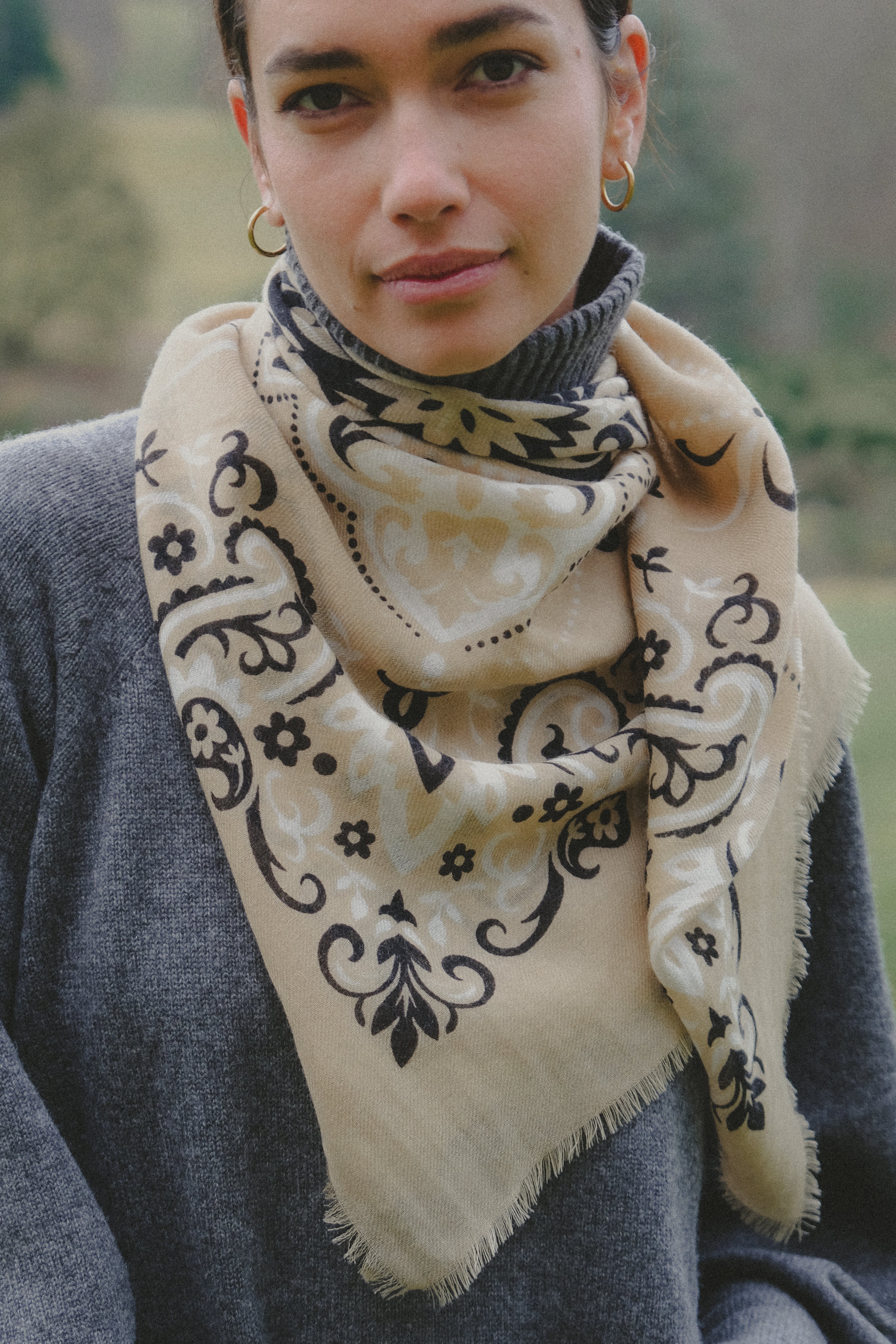 Bandana beige LS