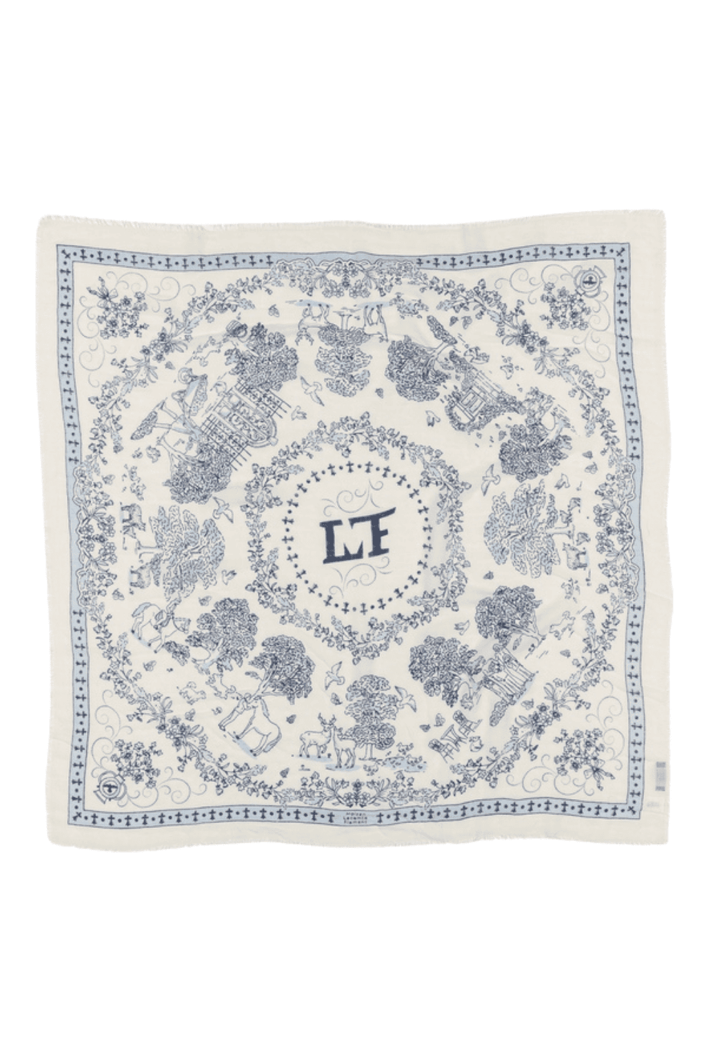 Toile de Jouy navy LS