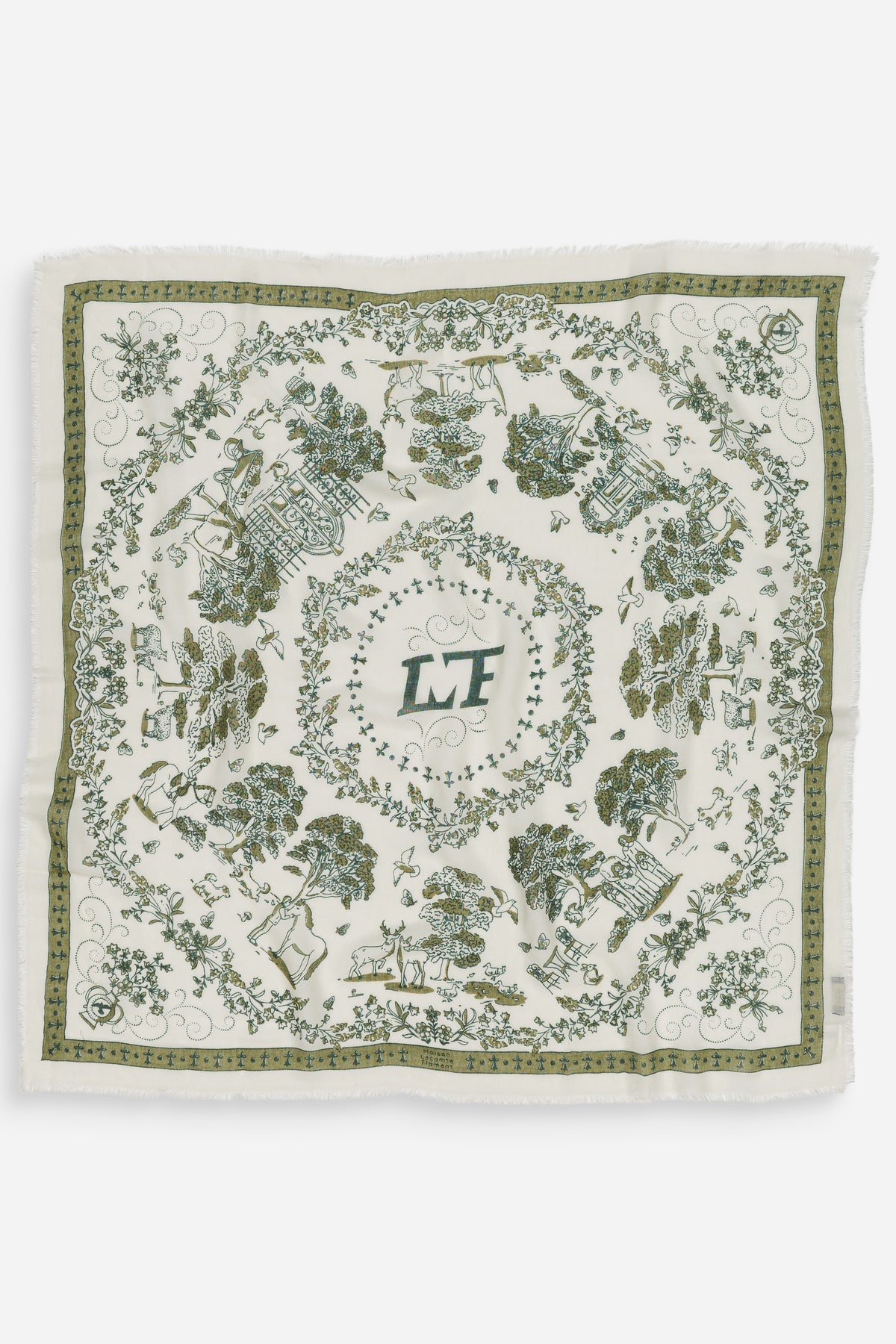 Green Toile de Jouy WS