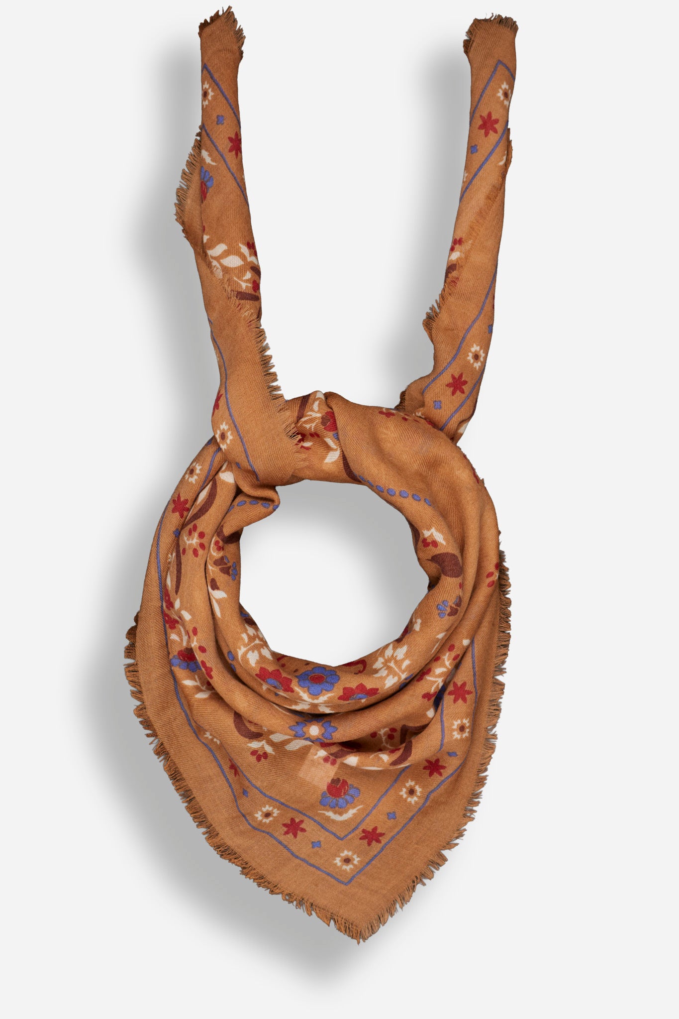 Scarf Secret garden camel LS