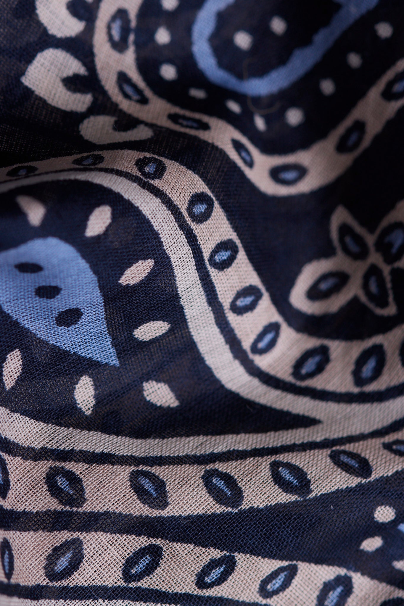 Rodeo Dark Navy silk