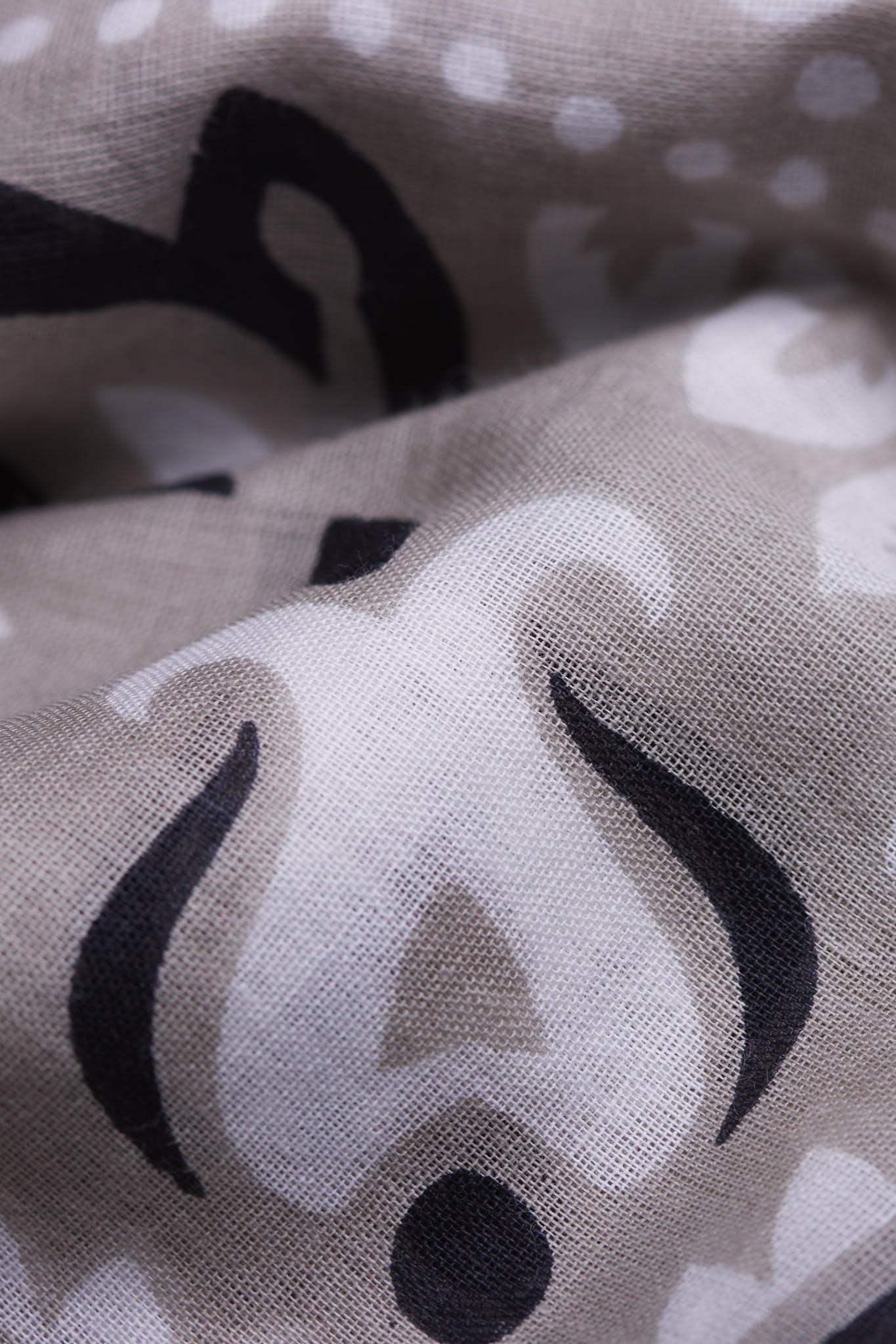 Bandana Taupe coton
