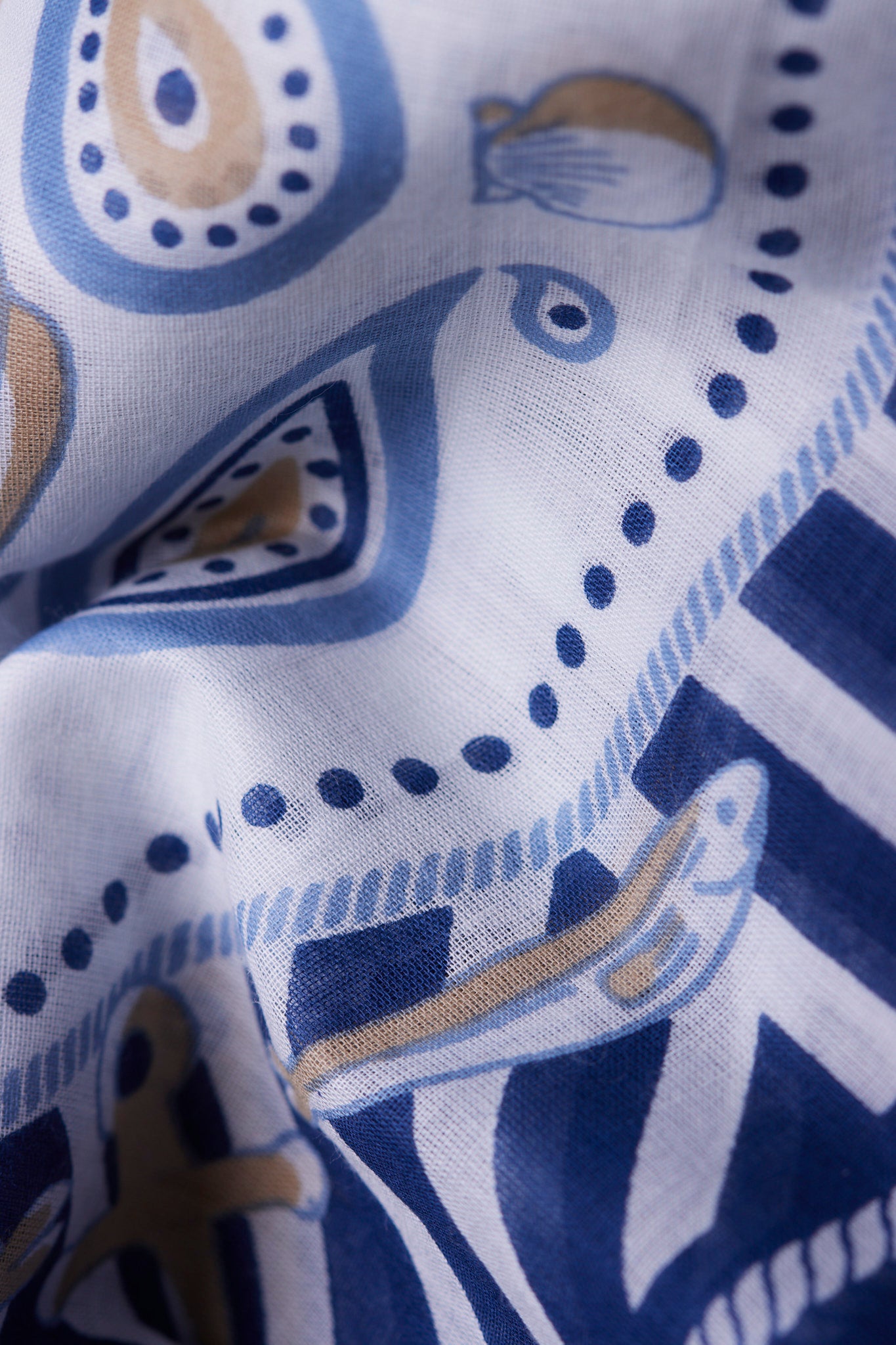 Bretagne Navy Cotton