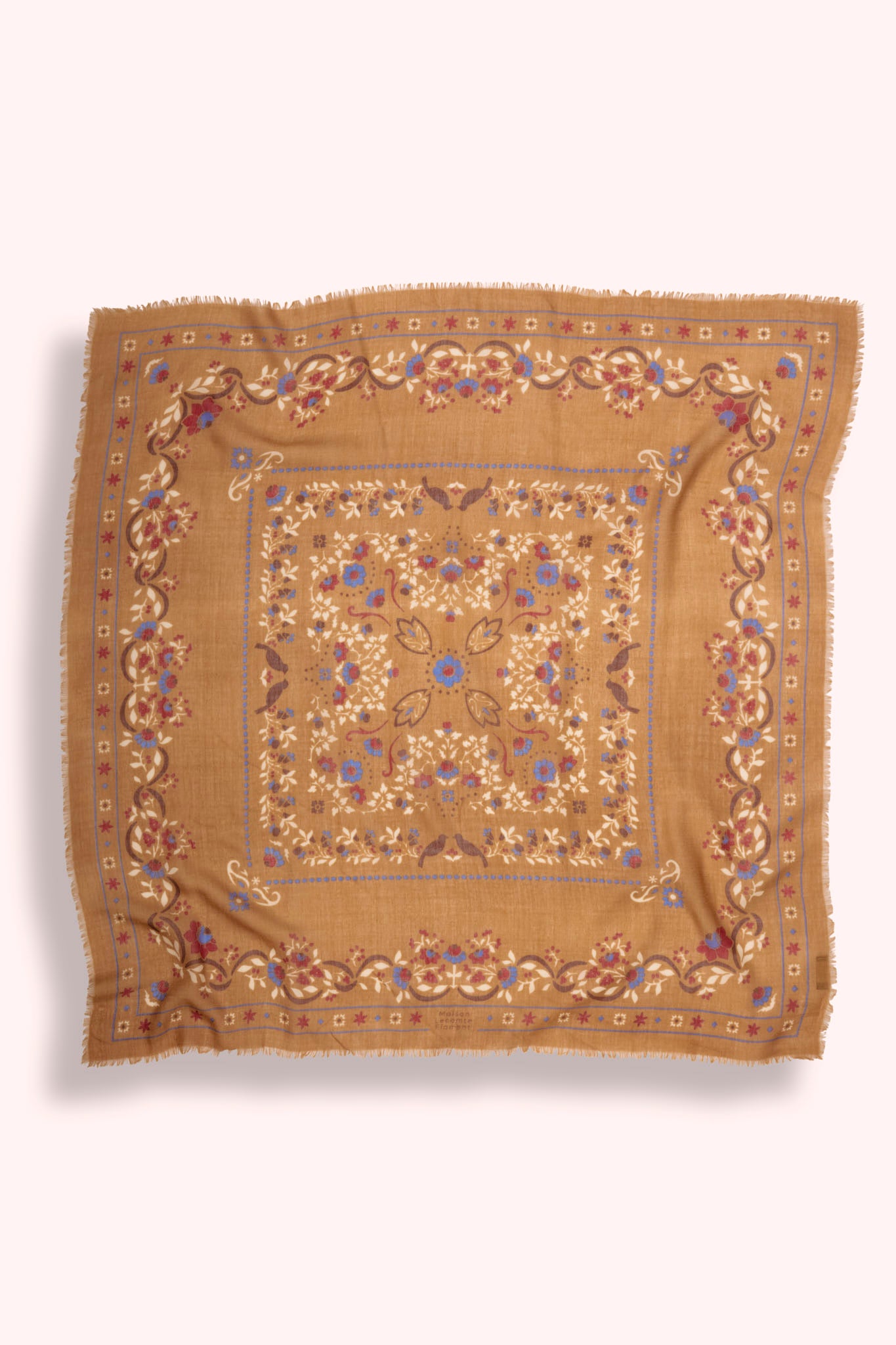Scarf Secret garden camel LS