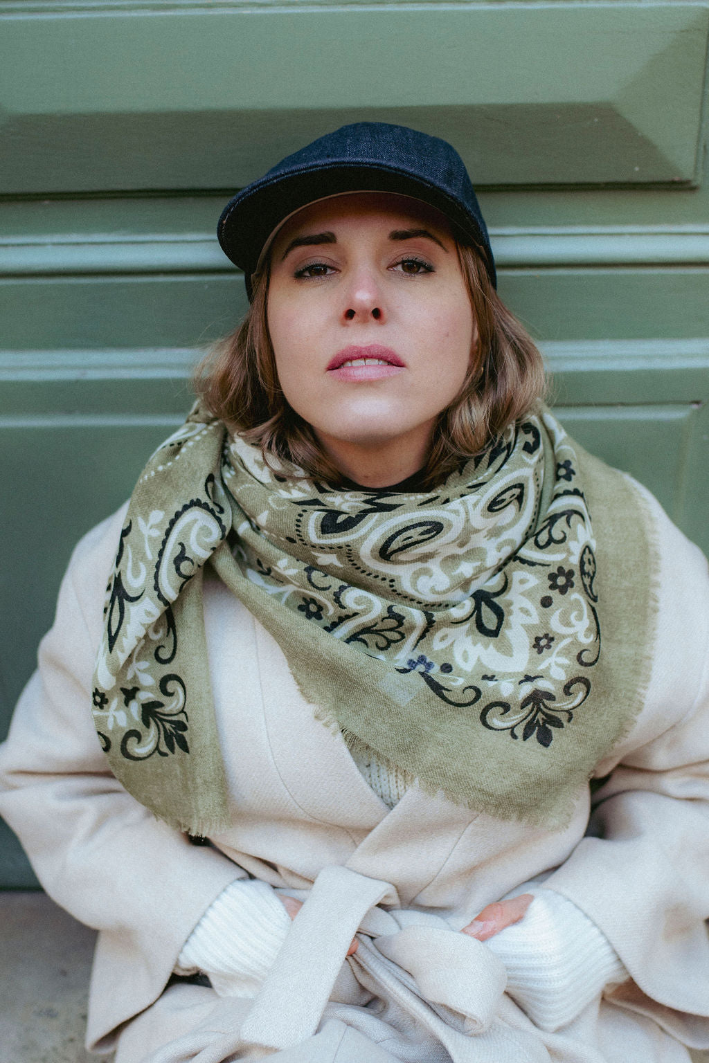 Foulard bandana Kaki clair LS