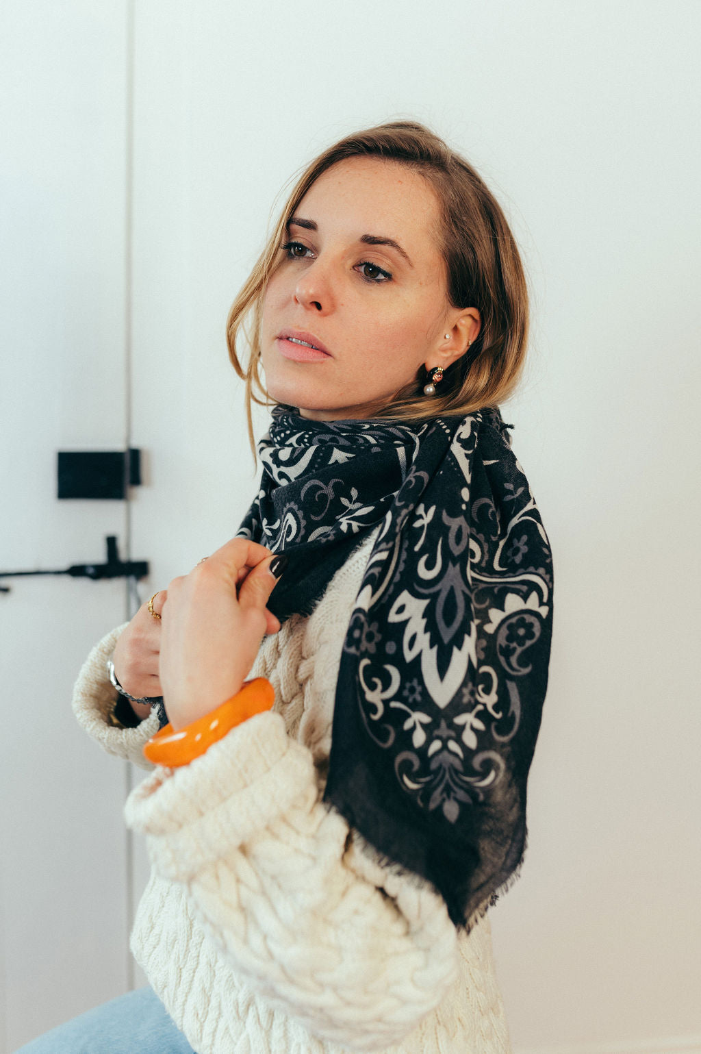 Foulard bandana Noir LS