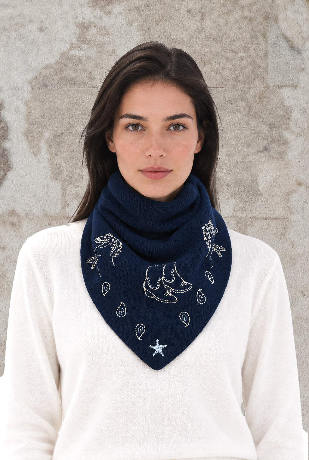 Triangle Mérinos Rodéo Navy