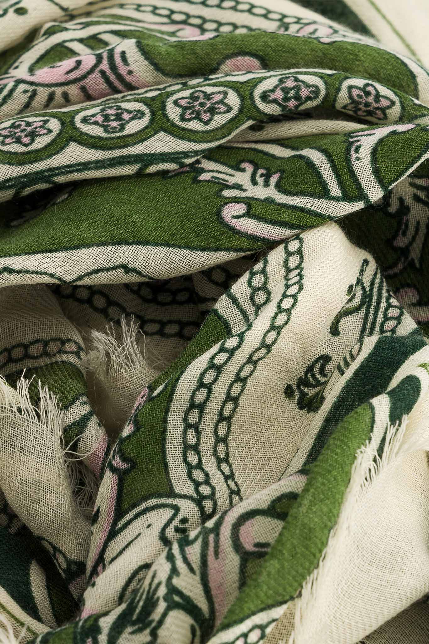 Mosaic Lichen Green WS