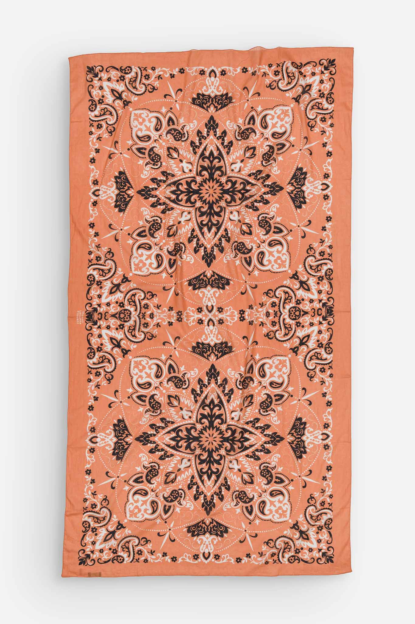 Costa Brava Coral cotton pareo