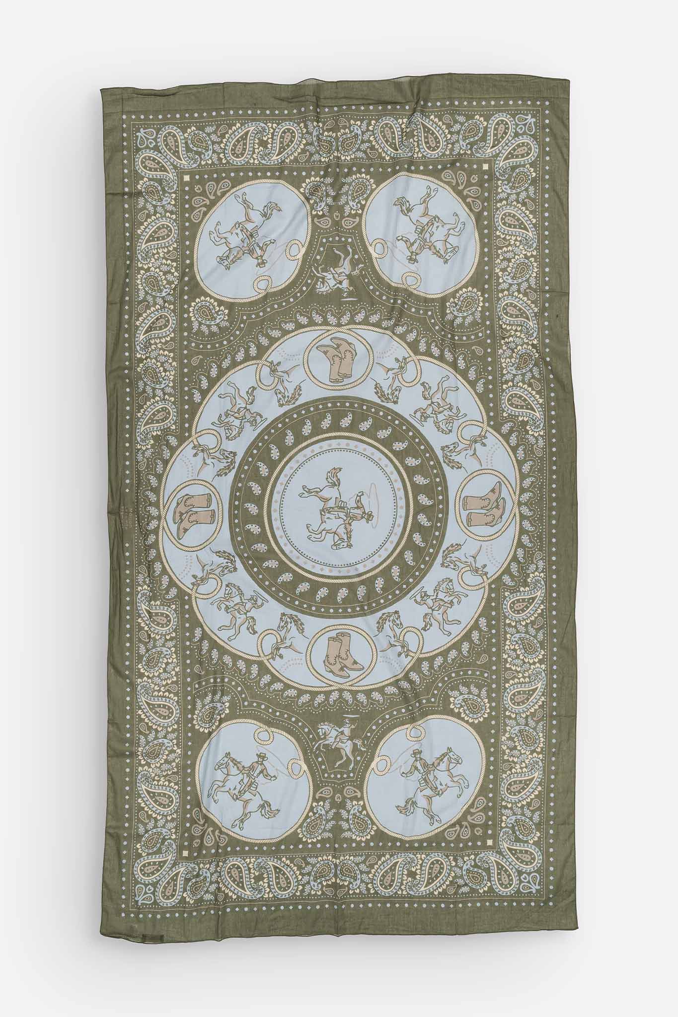 Pareo Rodeo Olive cotton