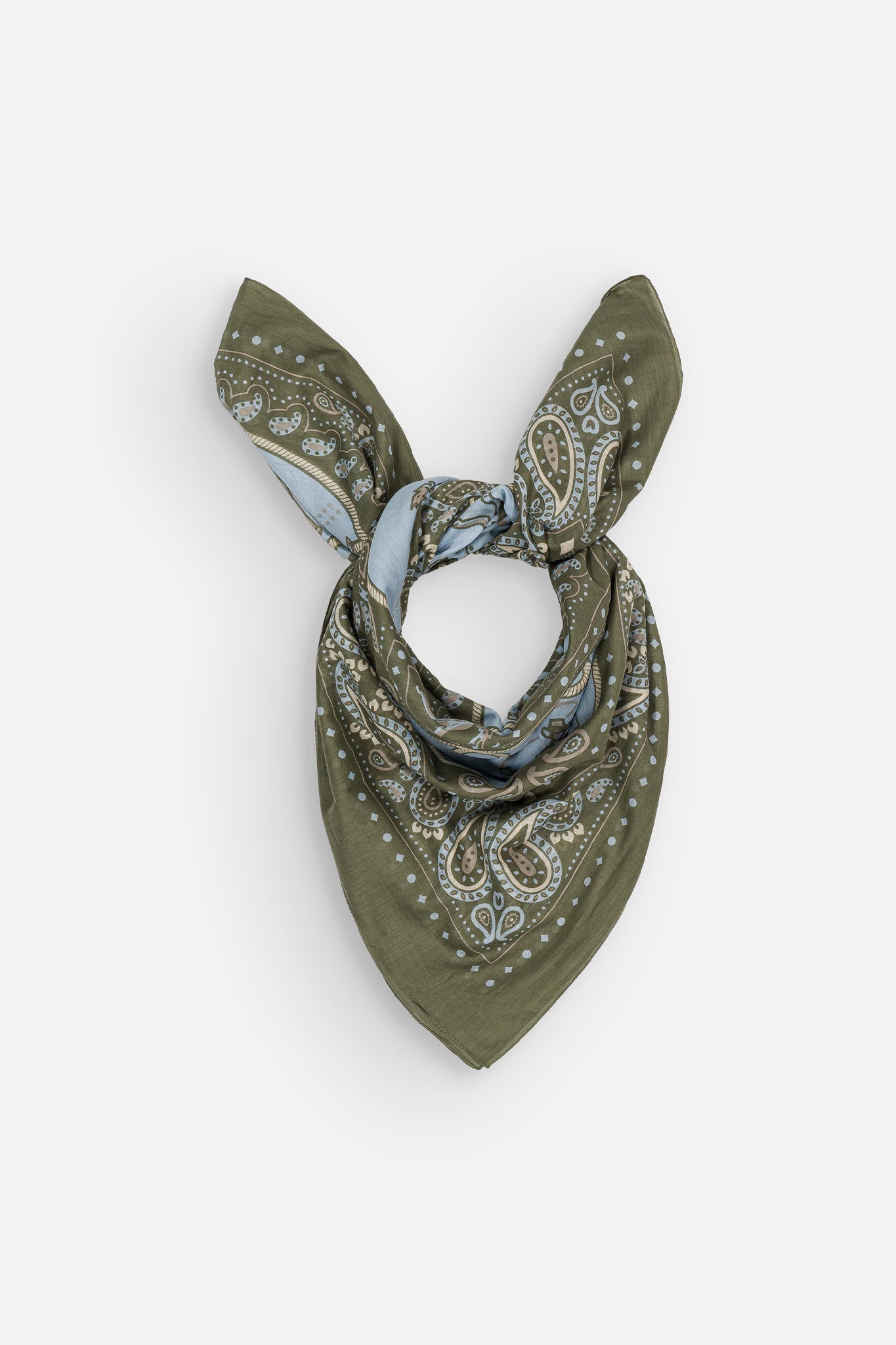 Paréo Rodeo Olive coton