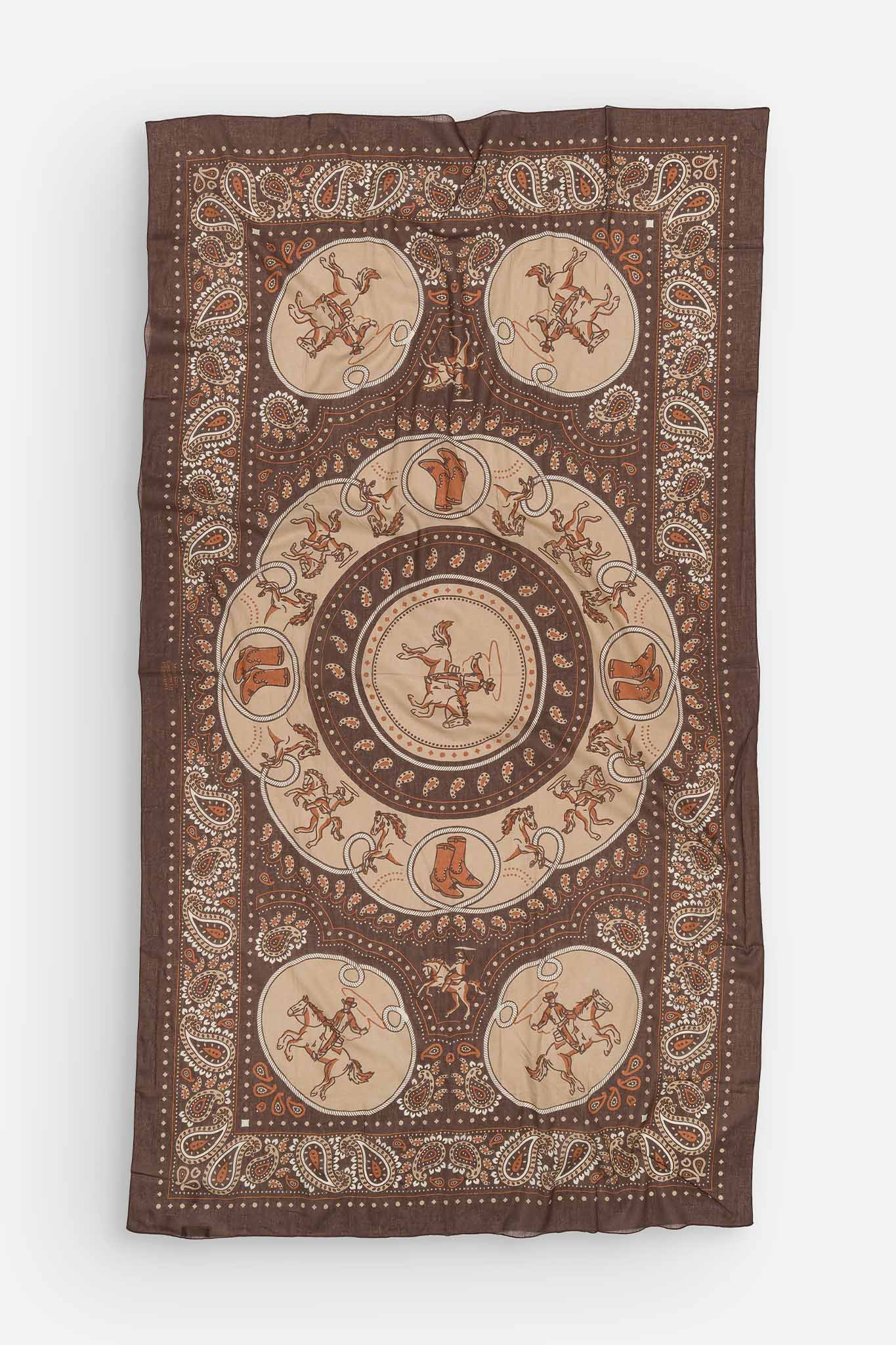 Pareo capuccino Rodeo cotton