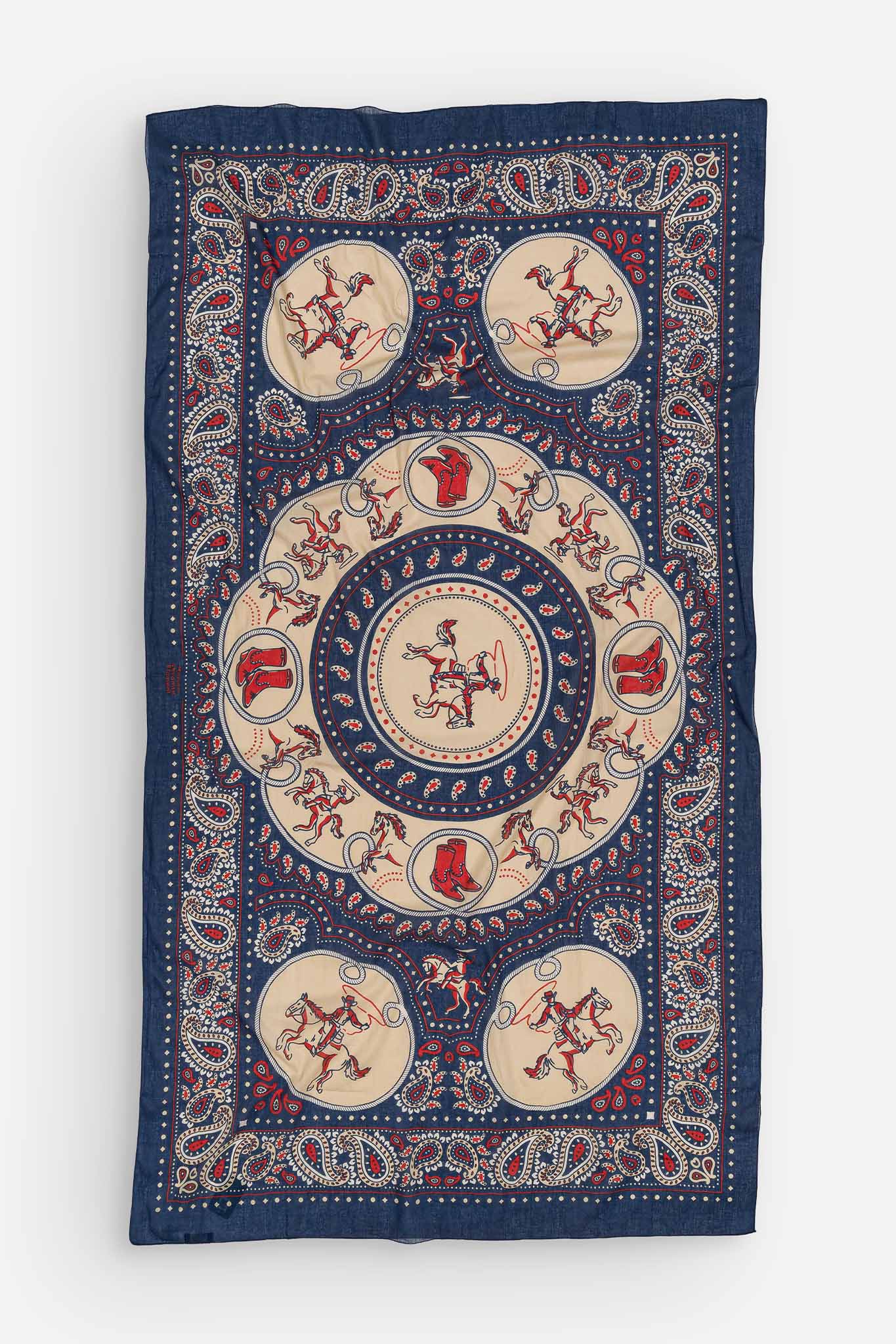 Pareo Rodeo Navy cotton