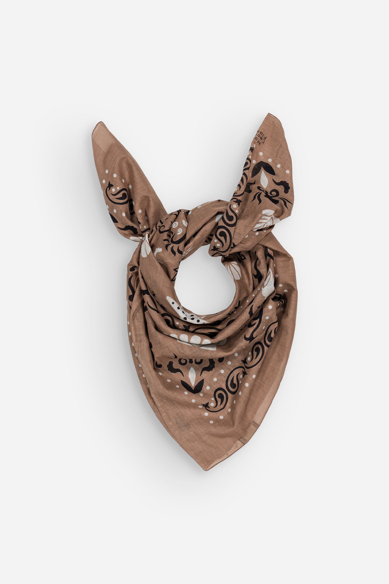 Paréo Large Crustacés Ginger coton