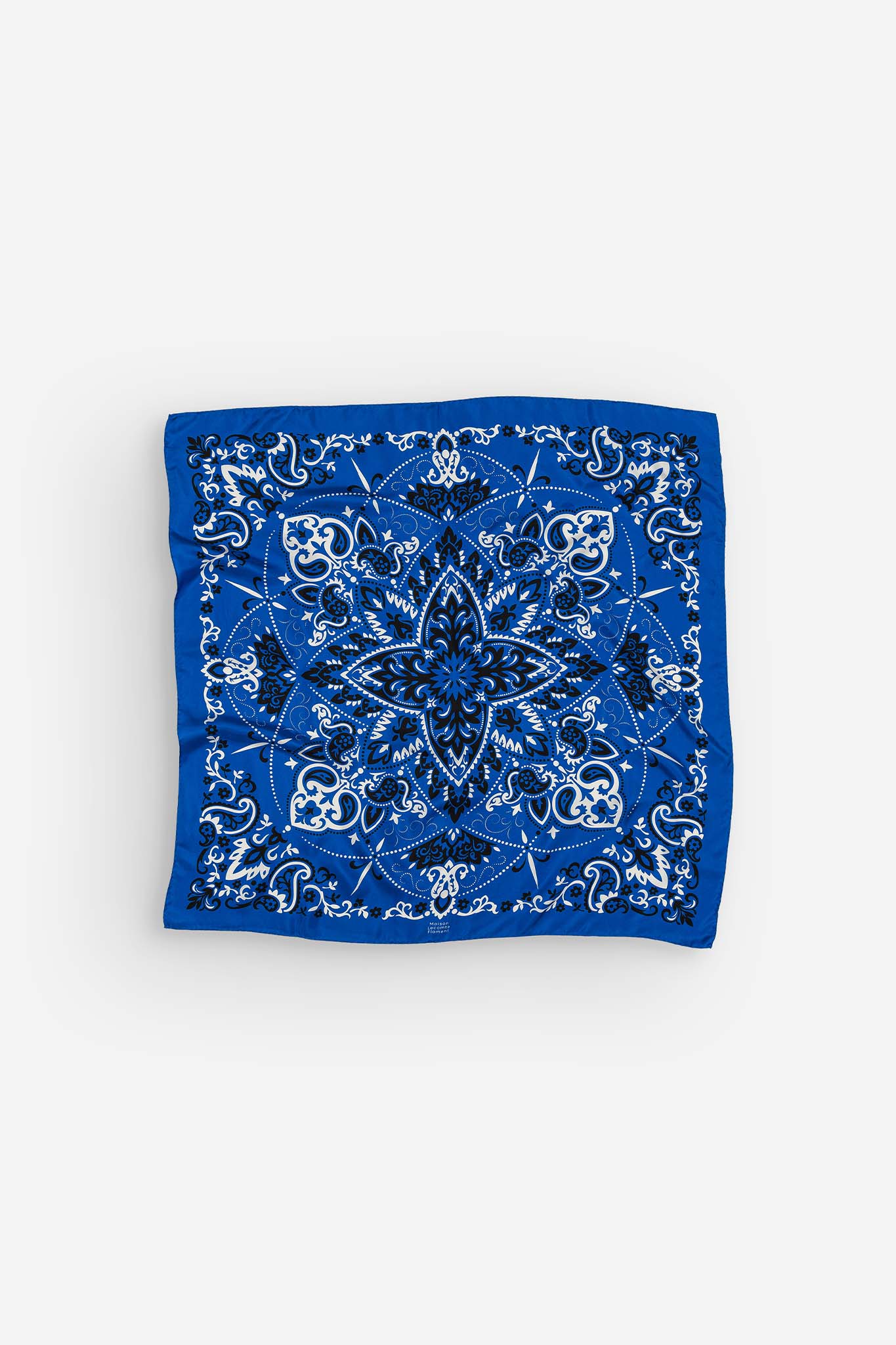 Foulard bandana Blue Silk