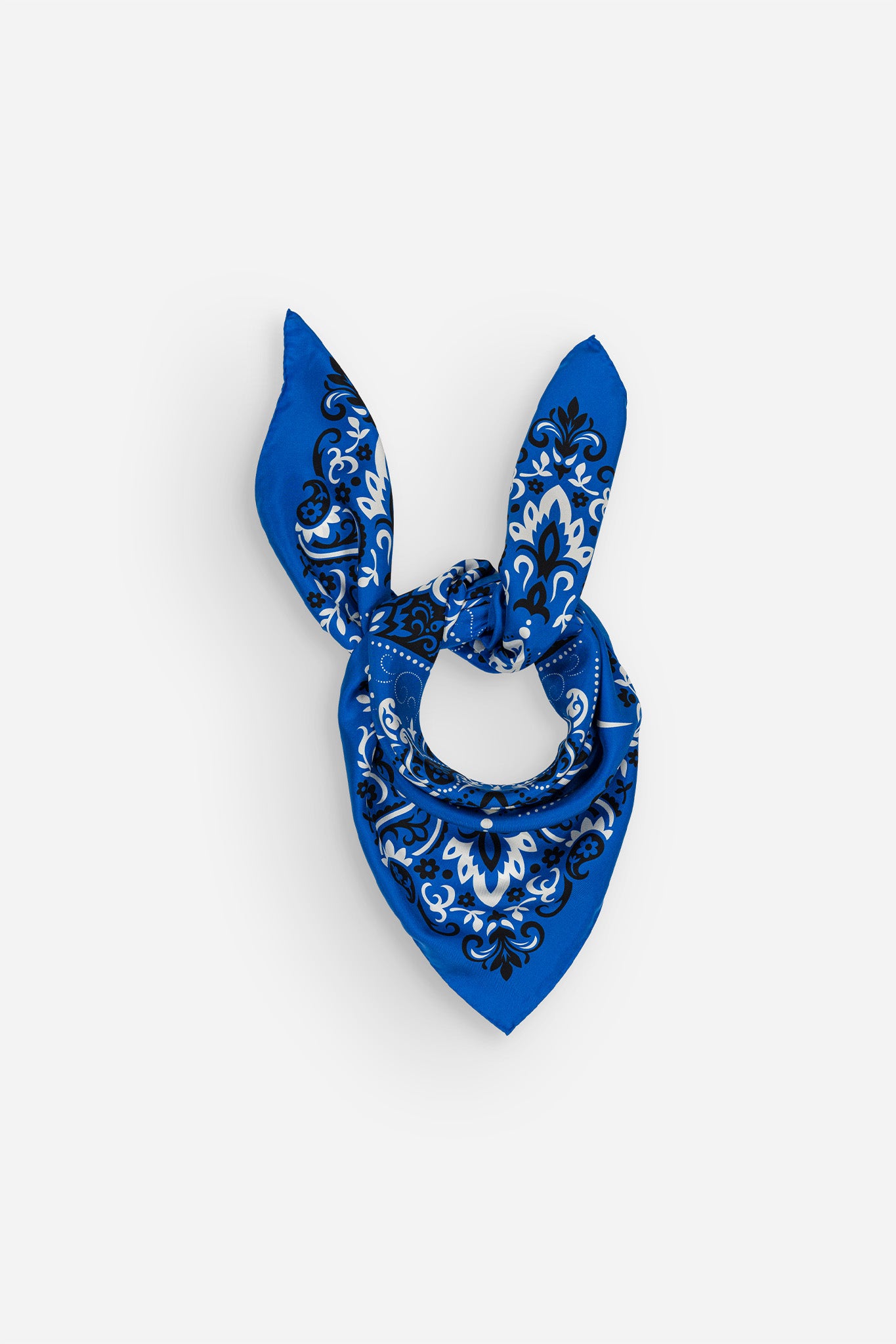 Foulard bandana Blue Silk