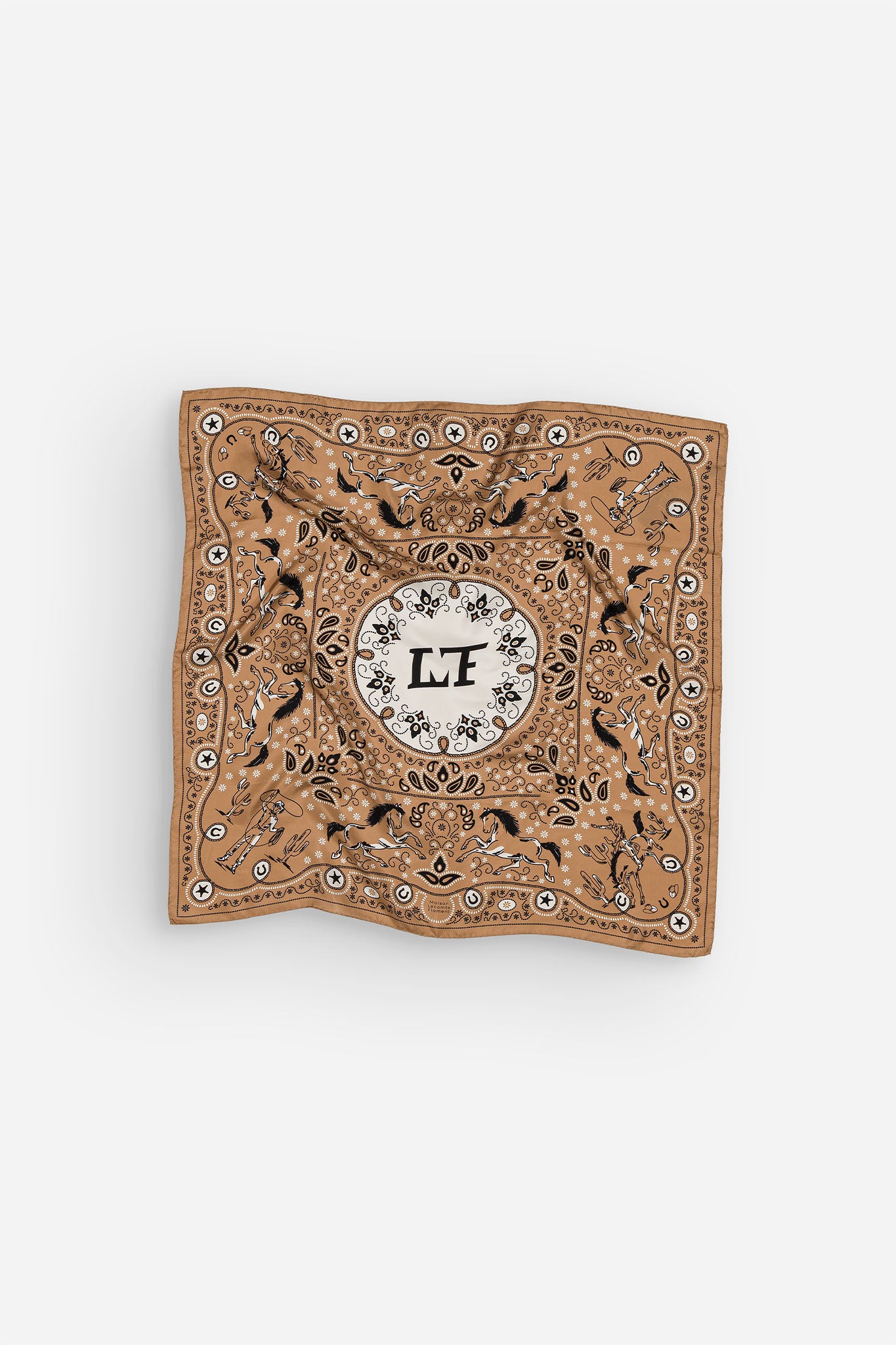 Far West Natural scarf Silk