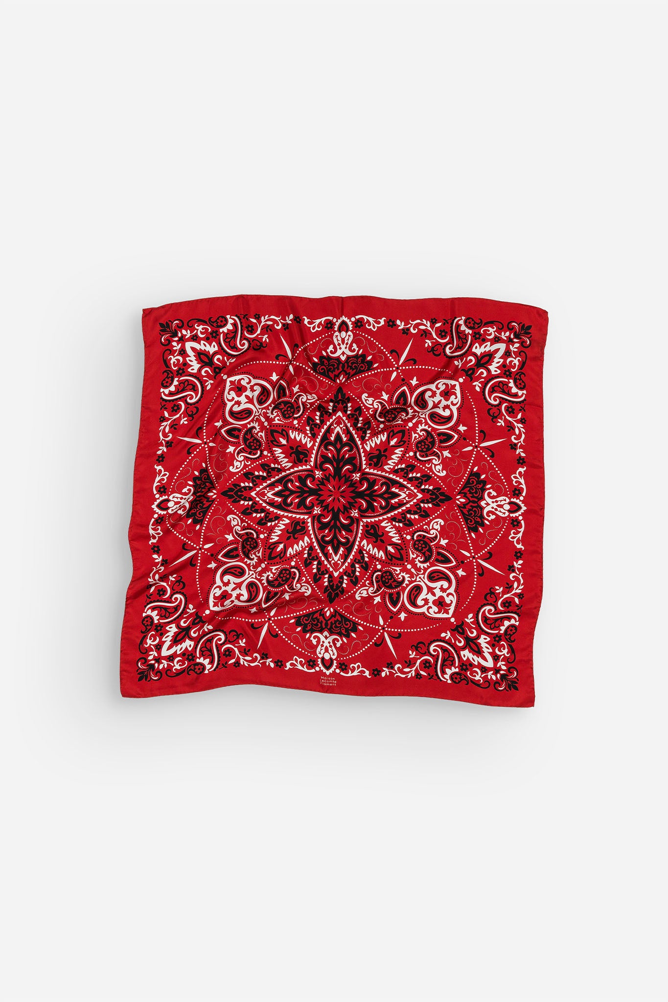 Foulard bandana Red Silk