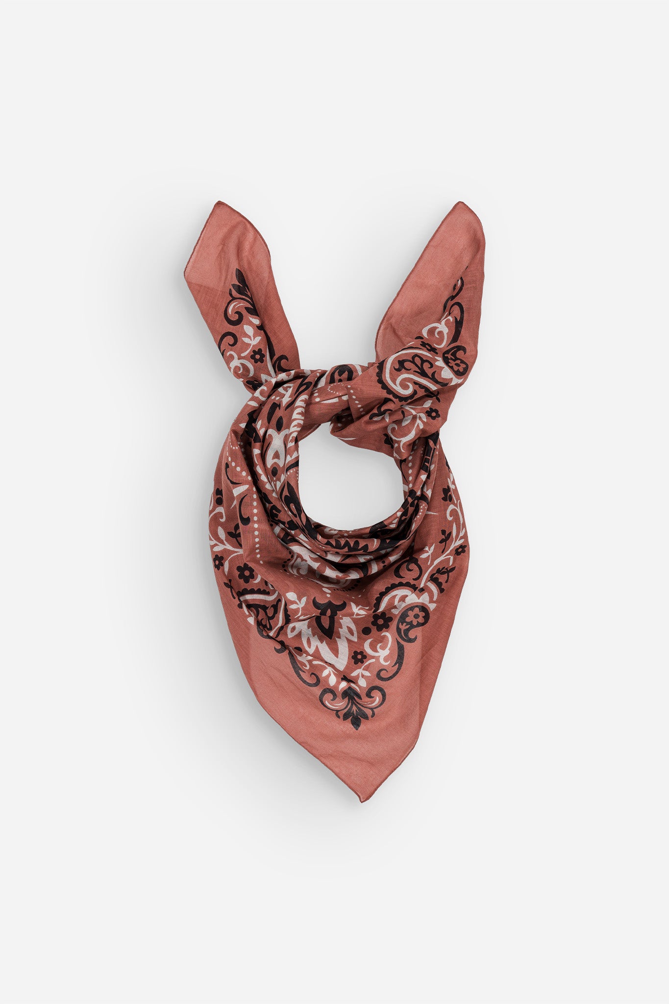 Rust bandana scarf