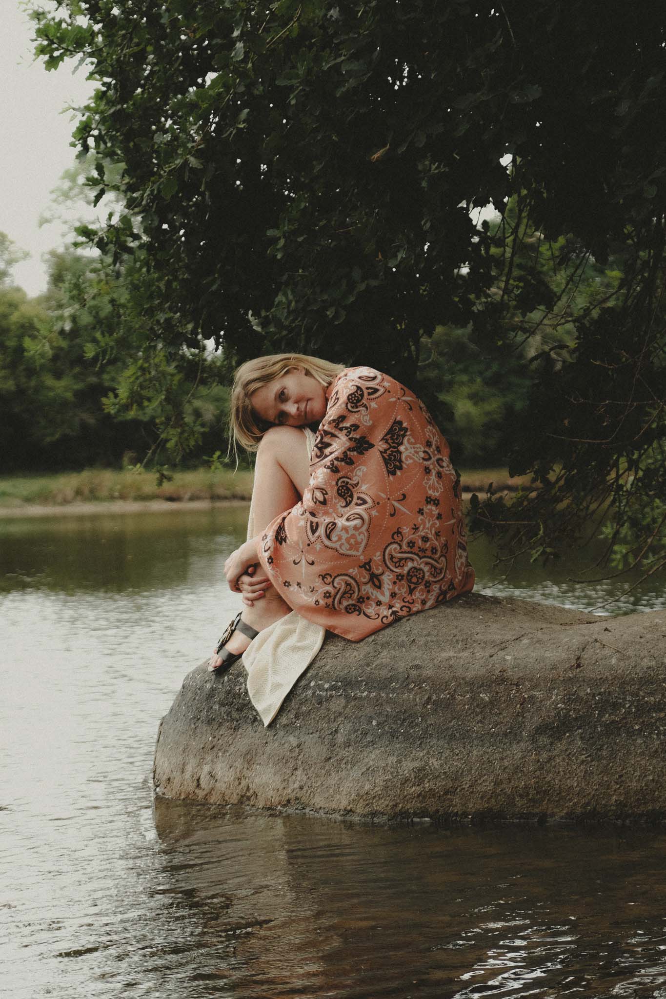 Costa Brava Coral cotton pareo