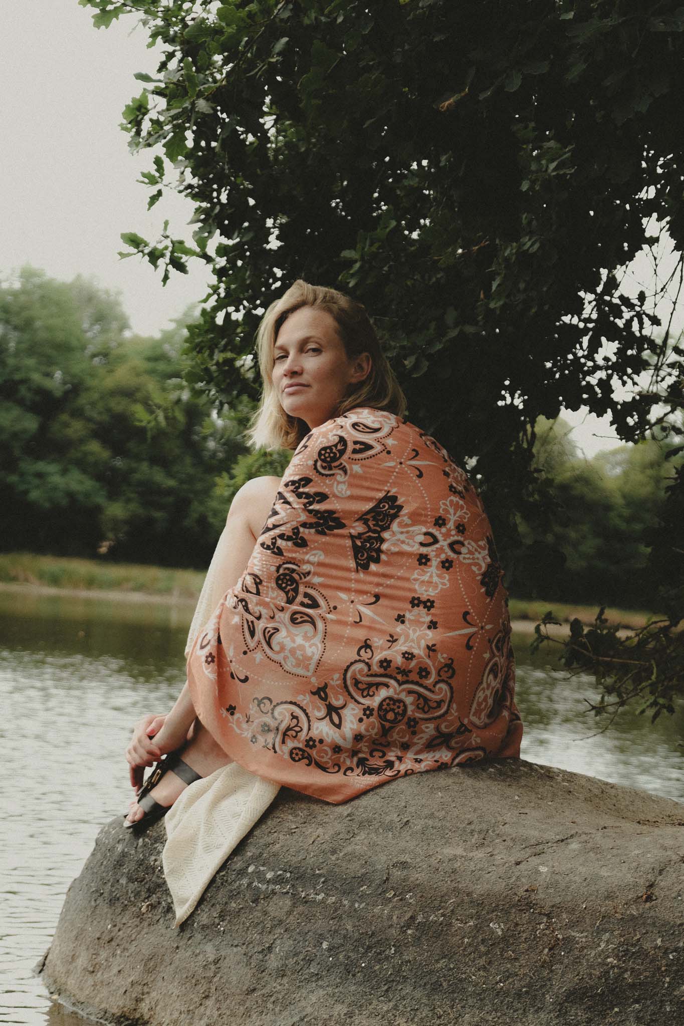 Paréo Costa Brava Coral coton