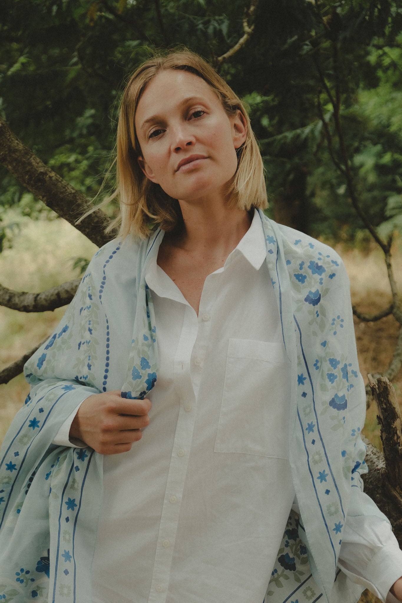 Pareo Secret garden Sky cotton