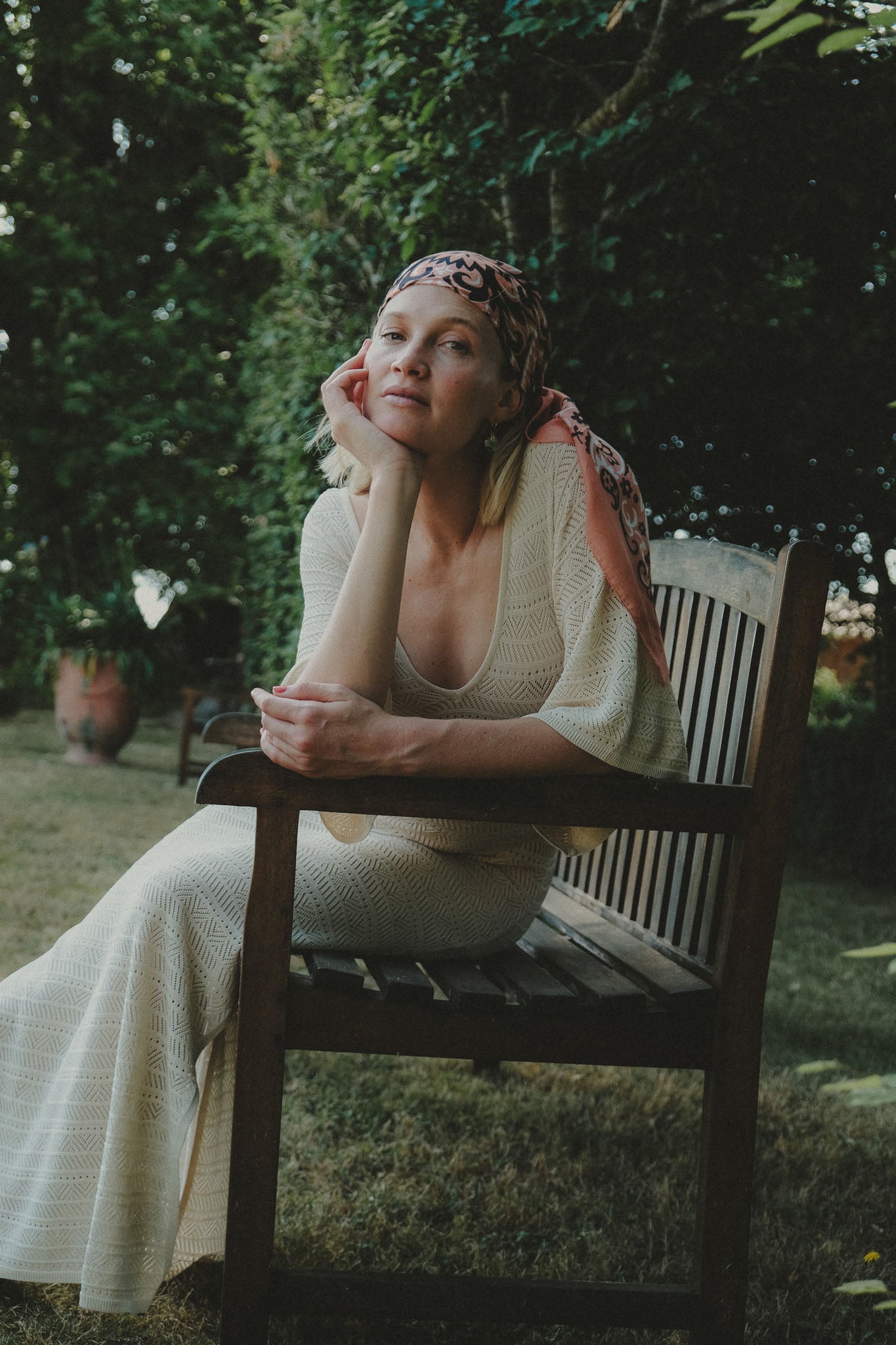 Bandana Sea pink coton