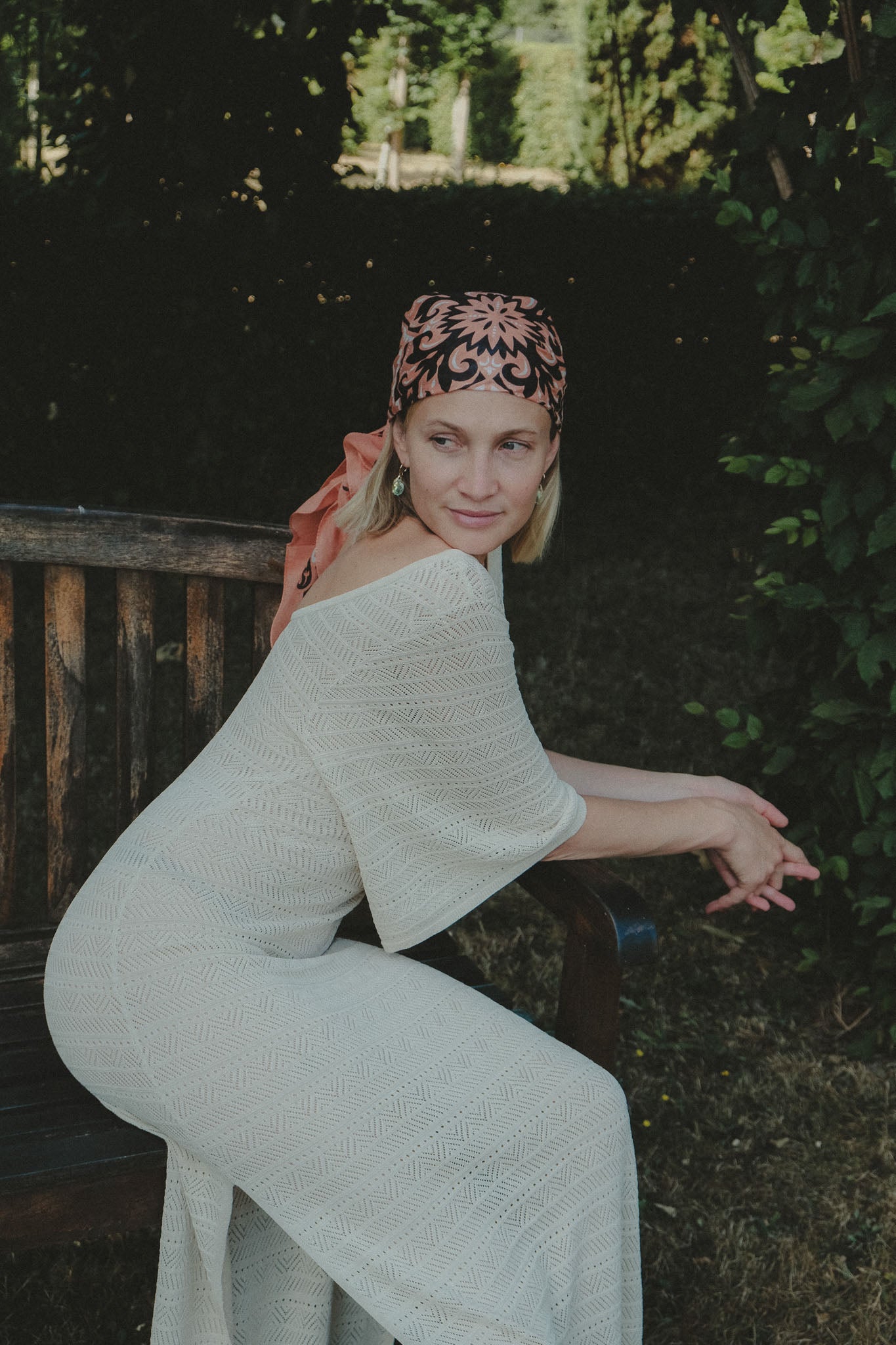 Bandana Sea pink coton