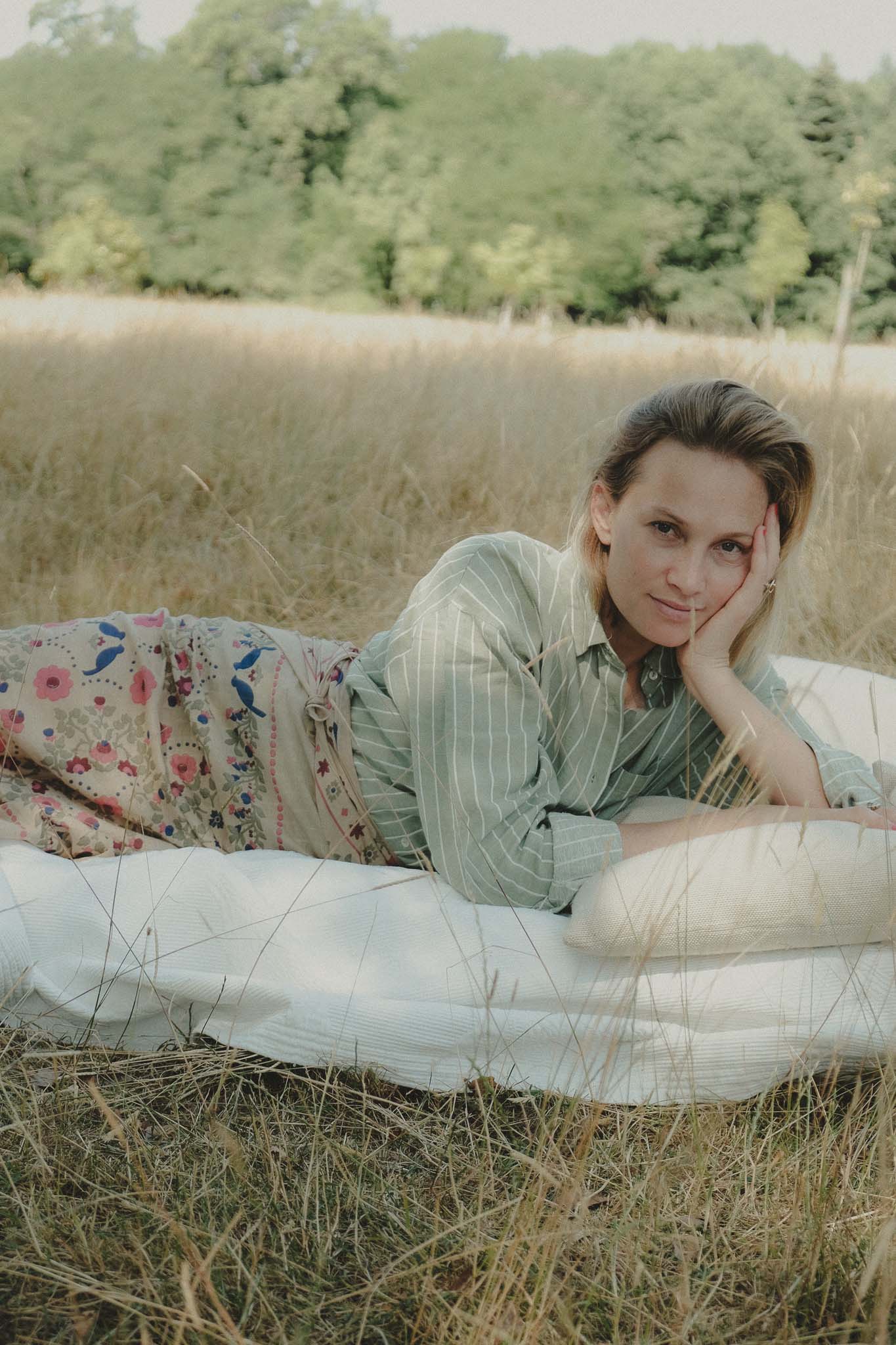 Paréo Secret Garden Crema coton