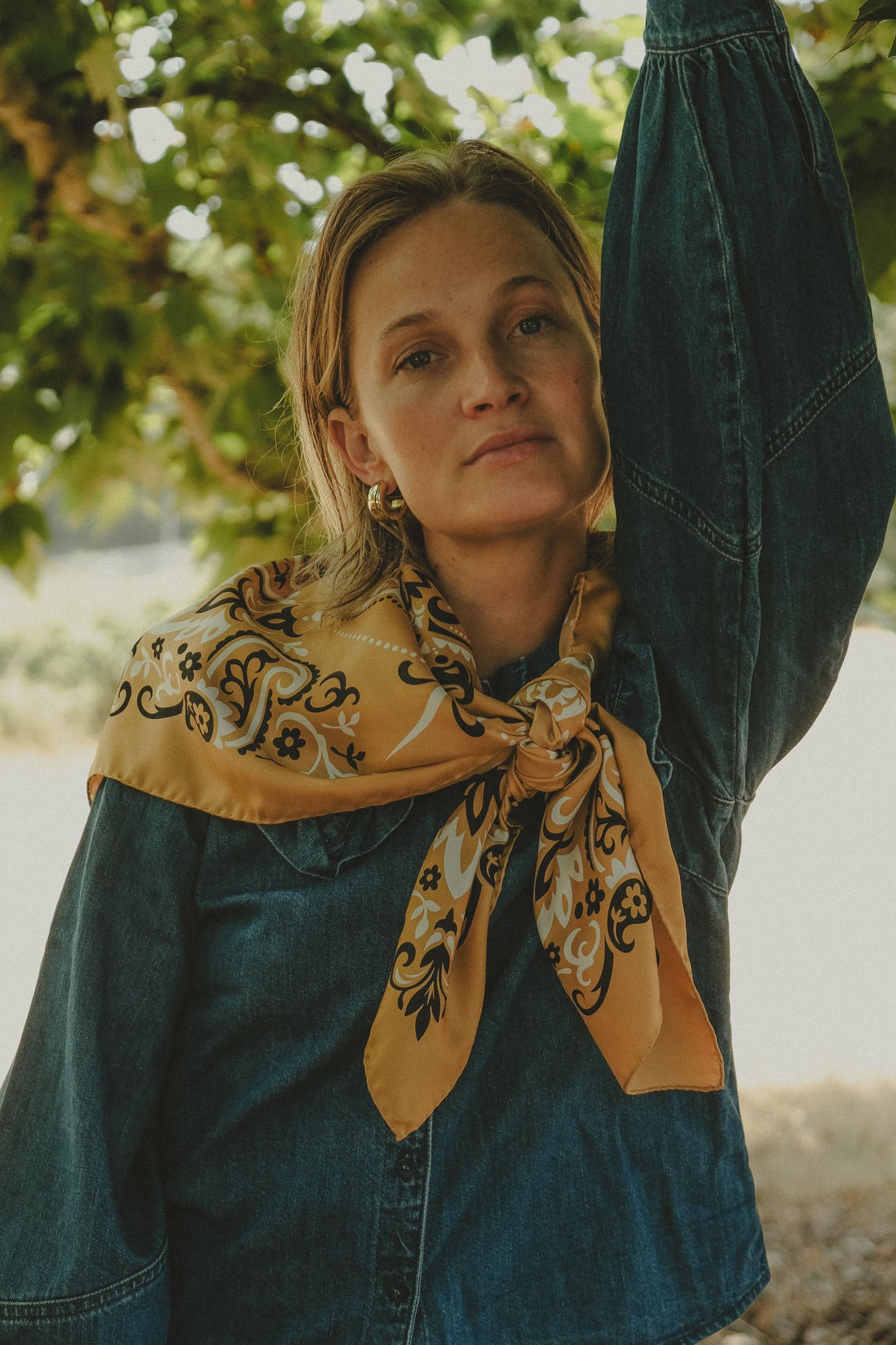Foulard bandana Honey Silk