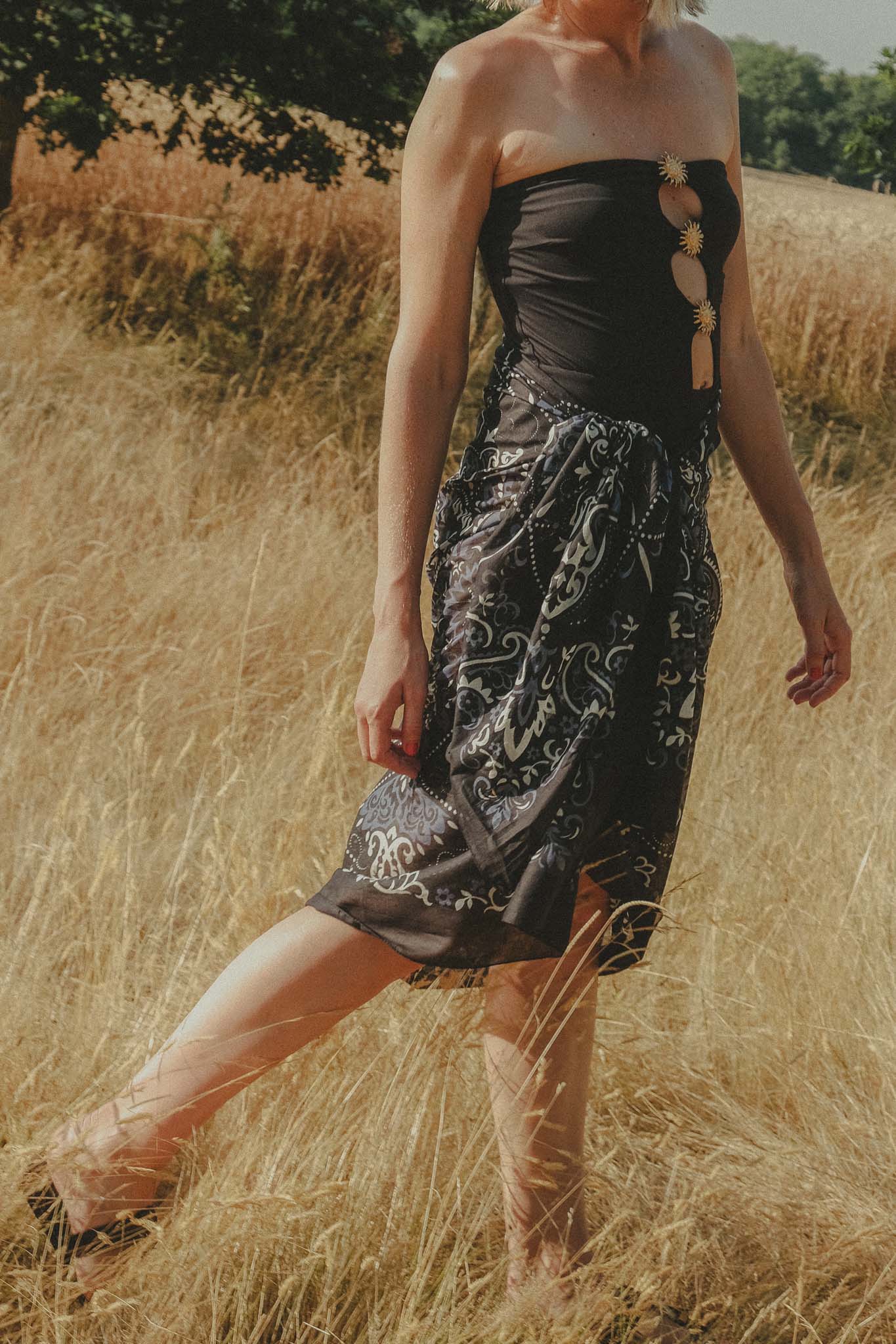 Paréo Costa Brava Noir coton