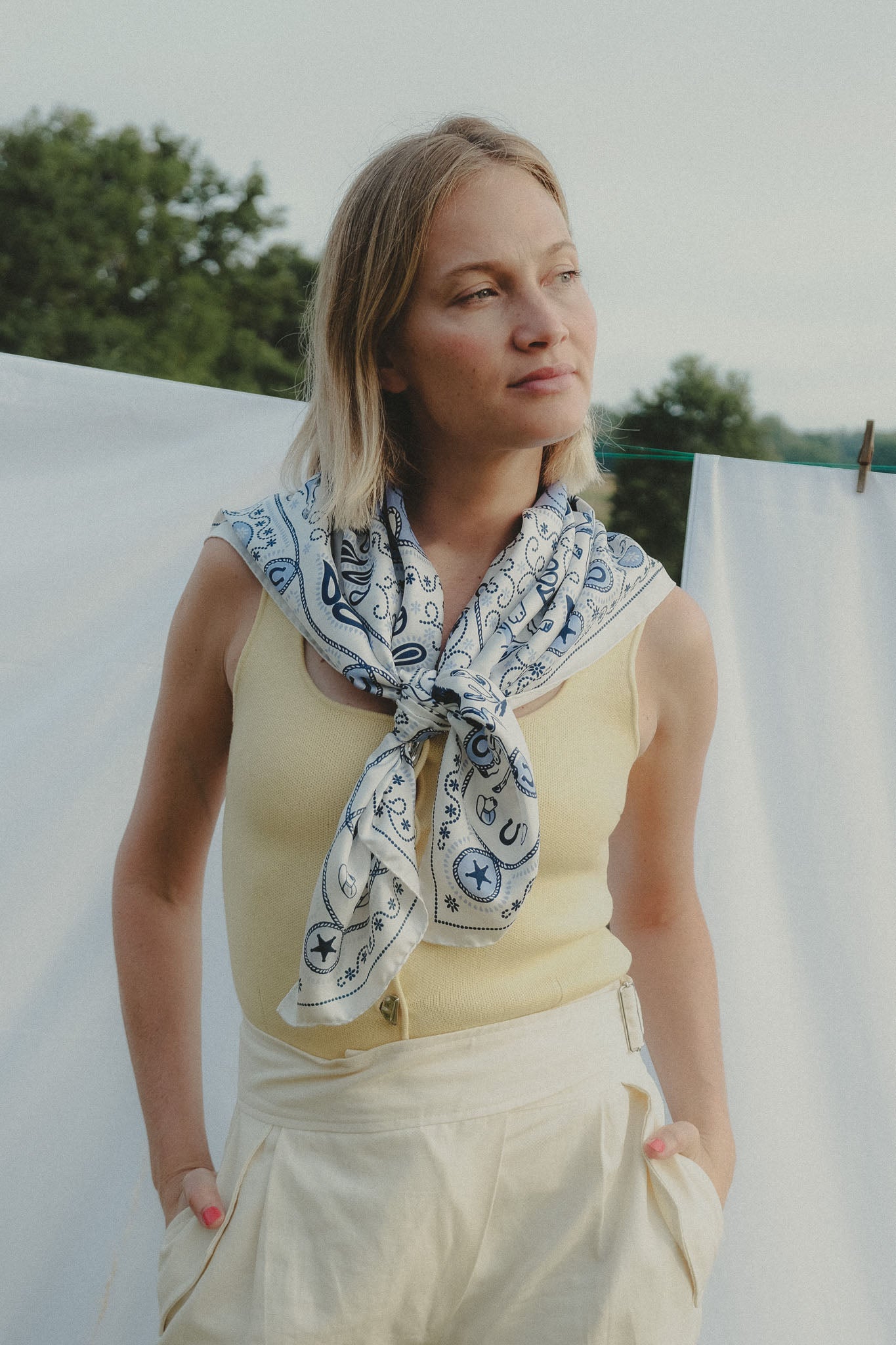 Far West Snow White Silk