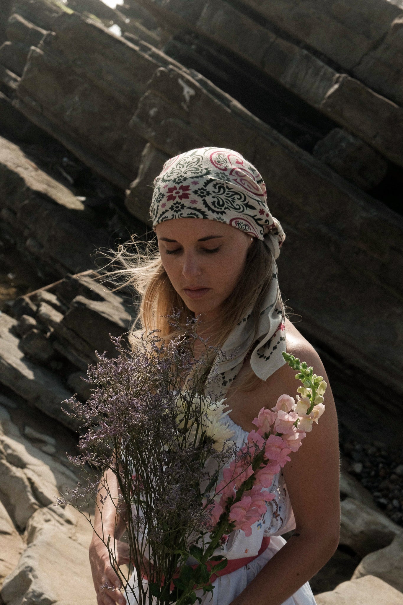 Foulard bandana Séville laine