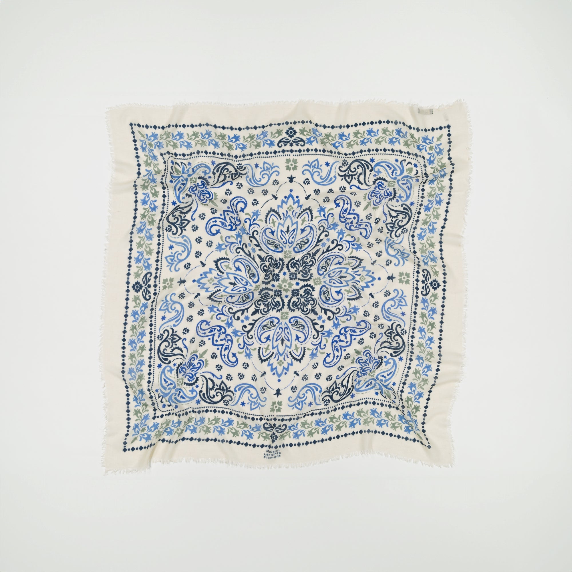 Large Foulard Lisboa bleu Cash