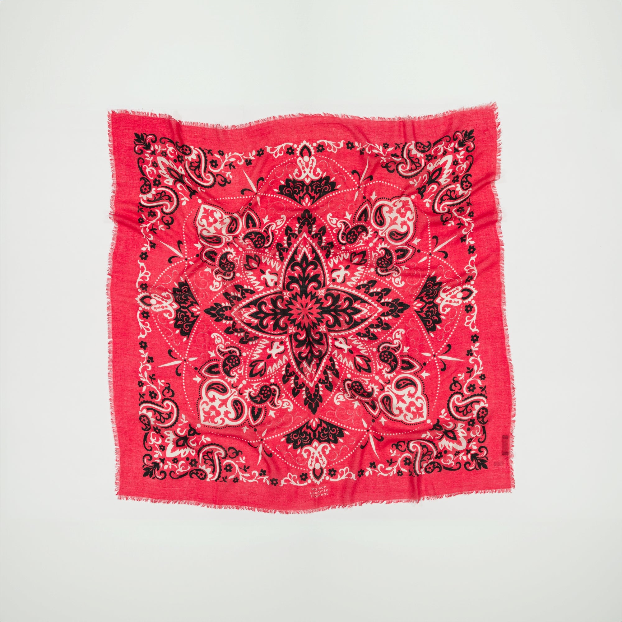 Large Foulard bandana fuchsia Cash