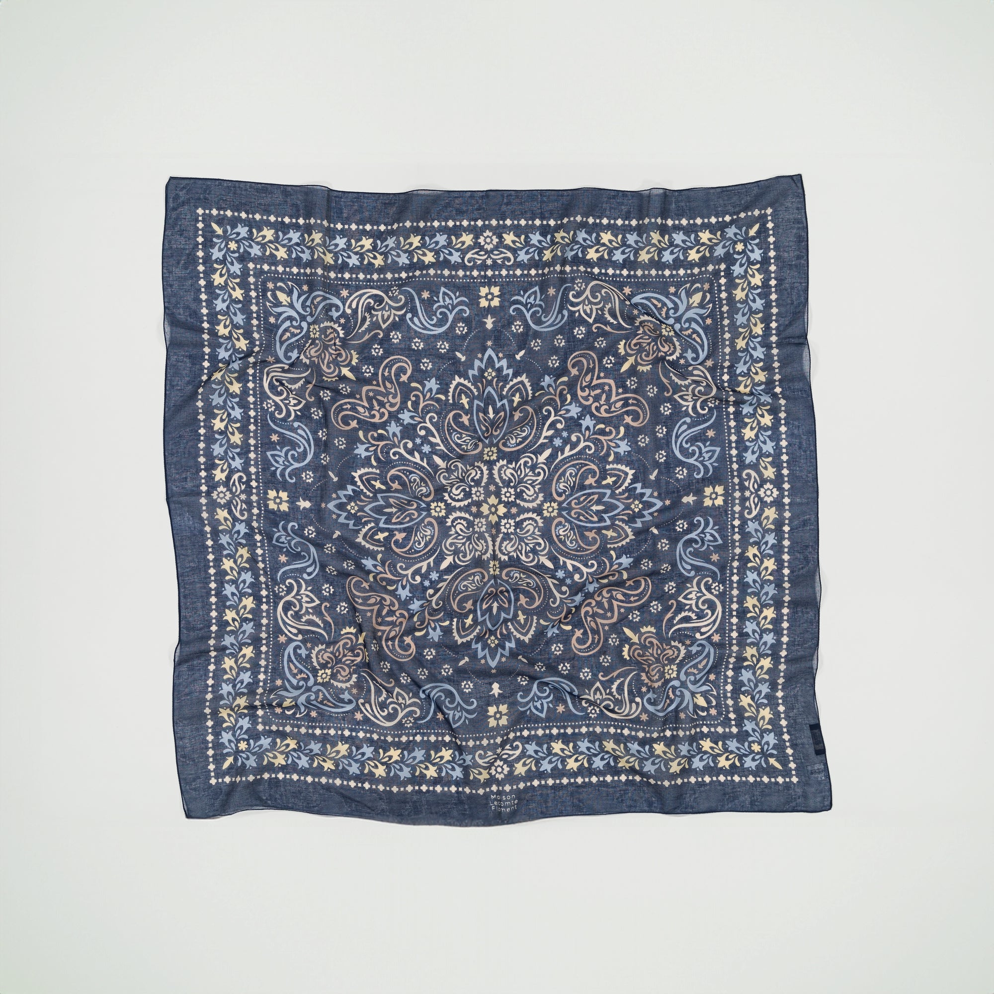 Large Foulard bandana Faro coton